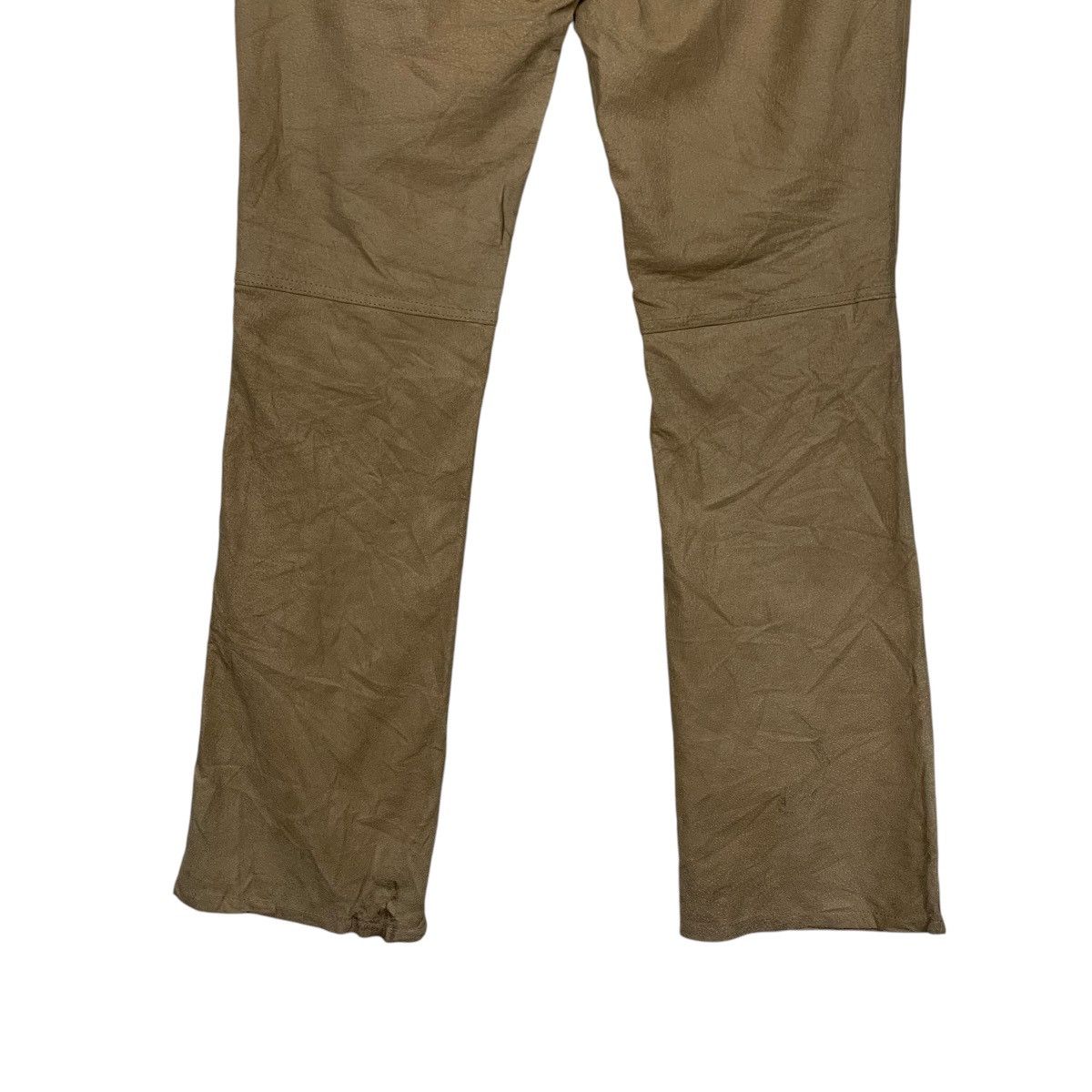 Genuine Leather ROUTE 66 Genuine Leather Pants Fly Button W28 #2168-C96 Size 28" / US 6 / IT 42 - 15 Thumbnail