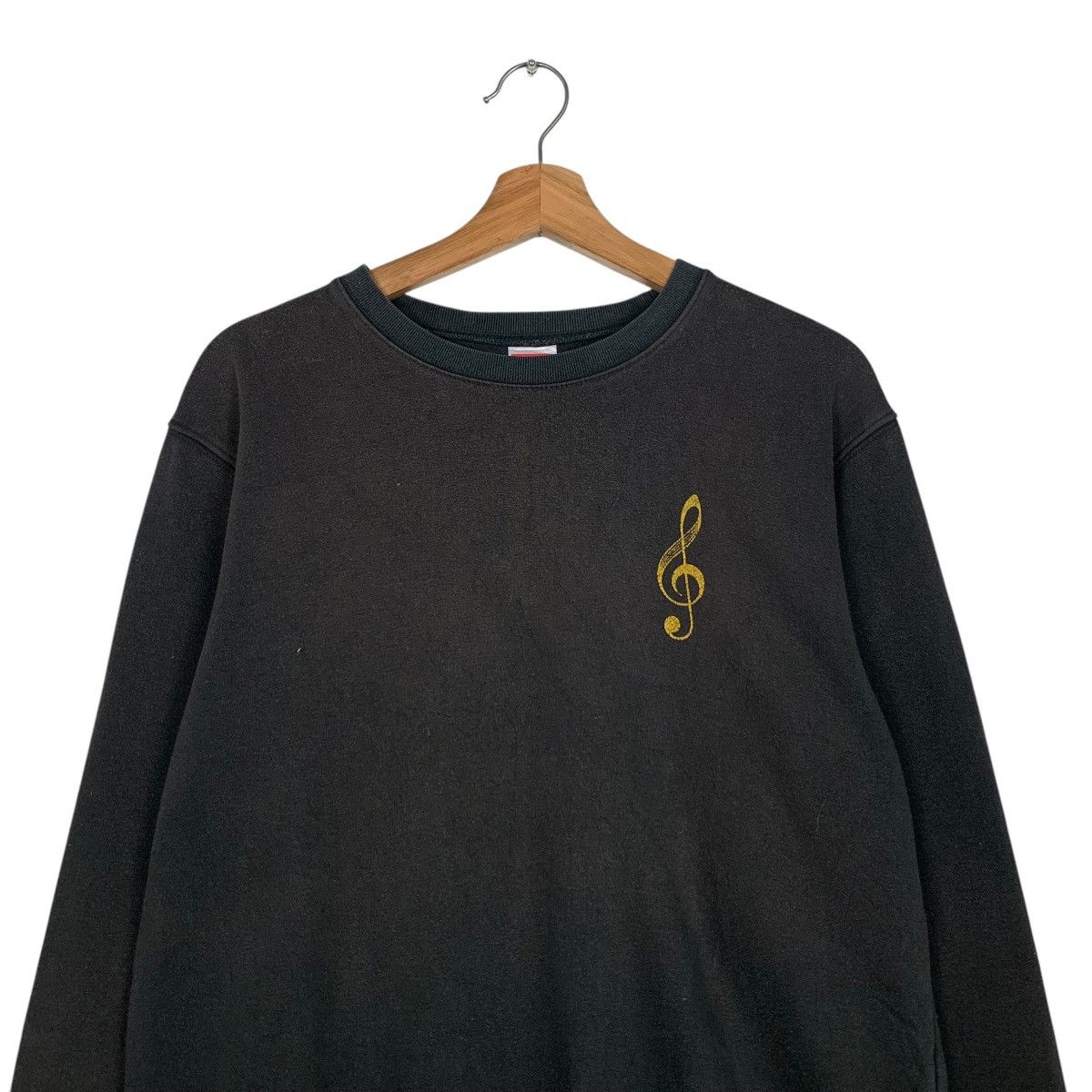 Japanese Brand KARASEBARU Wind Orchestra Graphics Sweatshirt #1981-C86 Size US M / EU 48-50 / 2 - 4 Thumbnail
