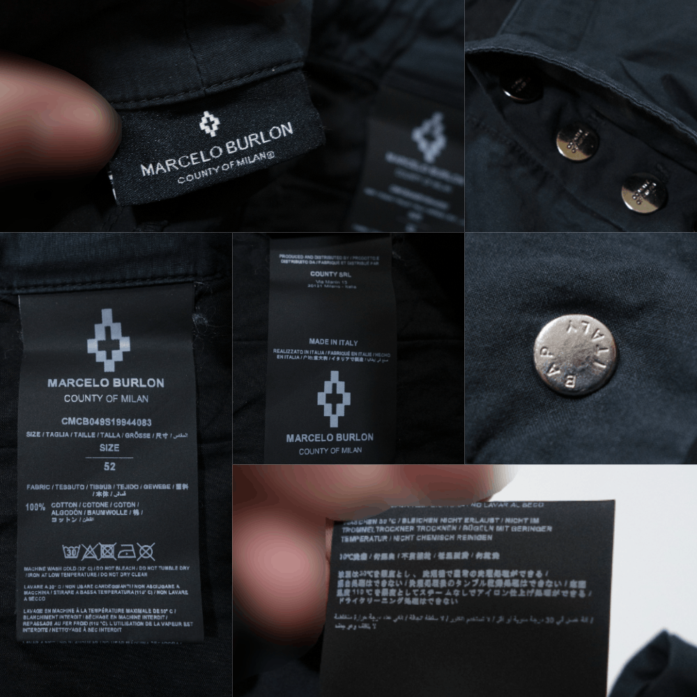 Marcelo Burlon Logo Cargo Shorts Size US 36 / EU 52 - 7 Thumbnail