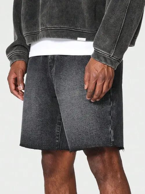 Jeans Denim Shorts Raw EDGY Distressed