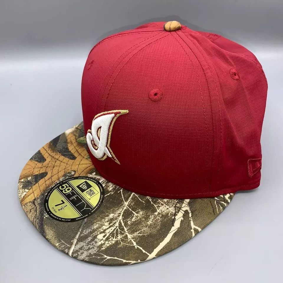 New Era Cleveland Indians Guardians Hat Men 7 1/2 Realtree Fitted Size ONE SIZE - 3 Thumbnail