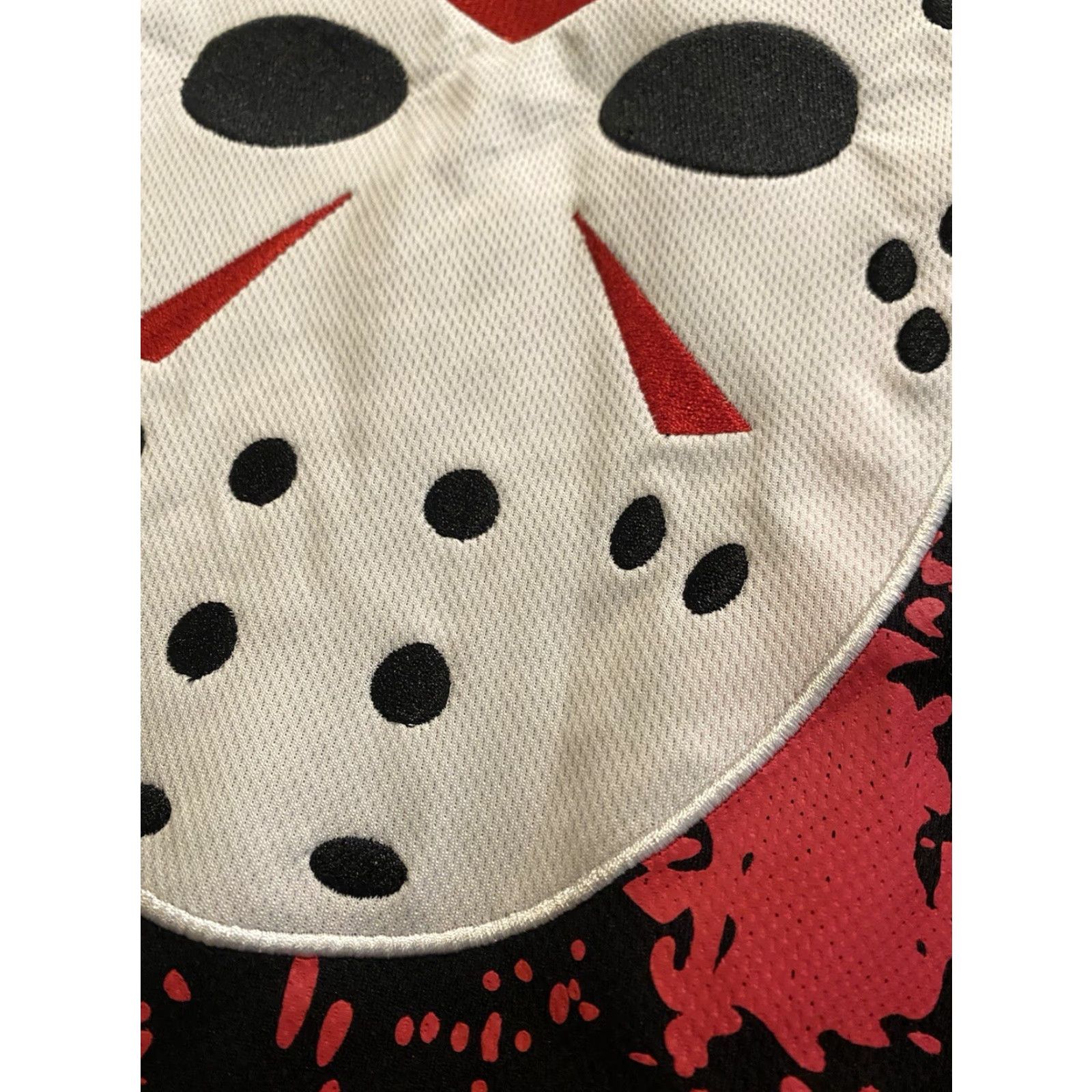 Vintage Friday The 13th Jason Voorhees Hockey Jersey Embroidered Men’s Size XL Size US XL / EU 56 / 4 - 6 Thumbnail