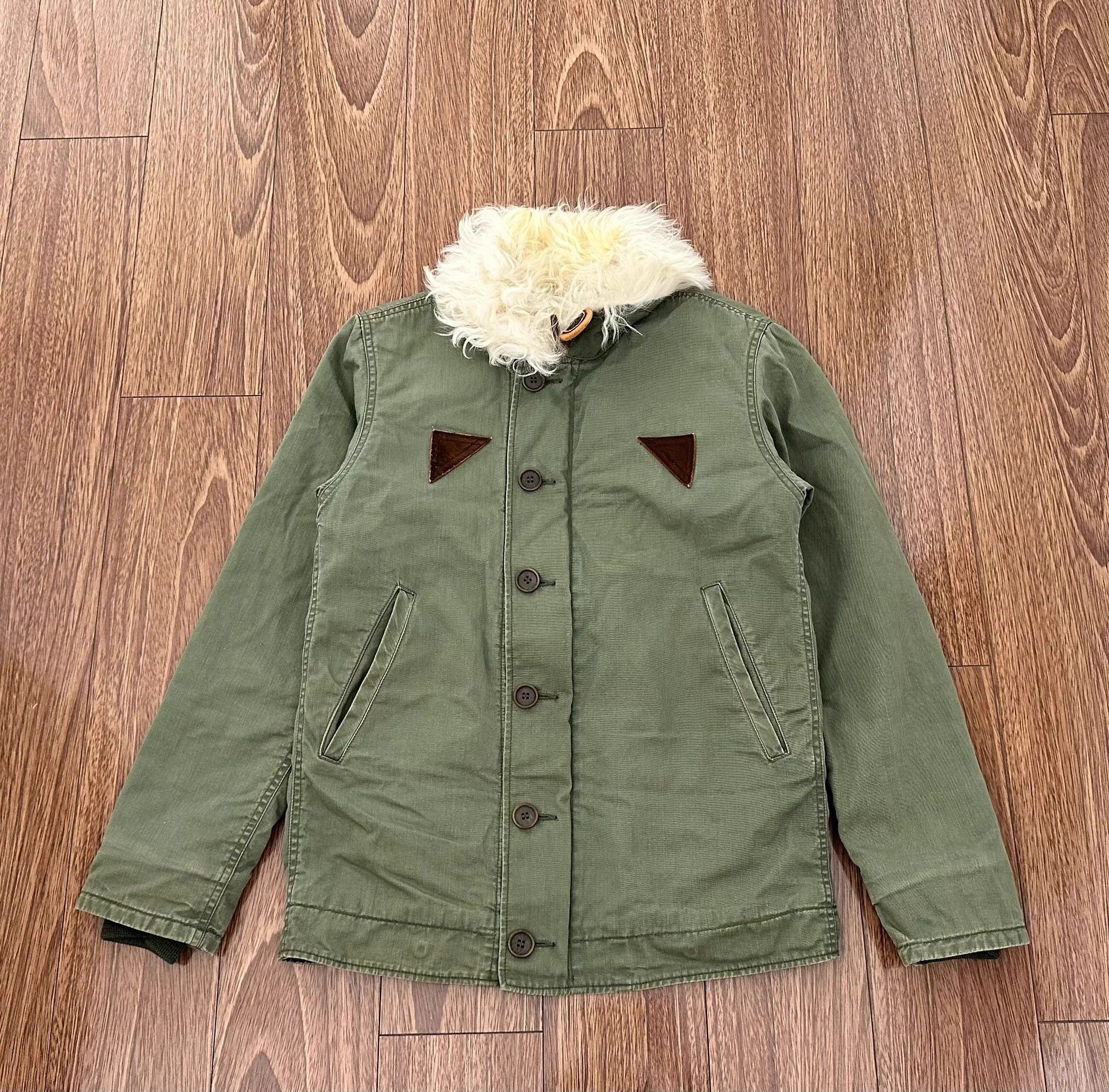VISVIM DECKHAND JKT Cotton Fur Collar 1 Used