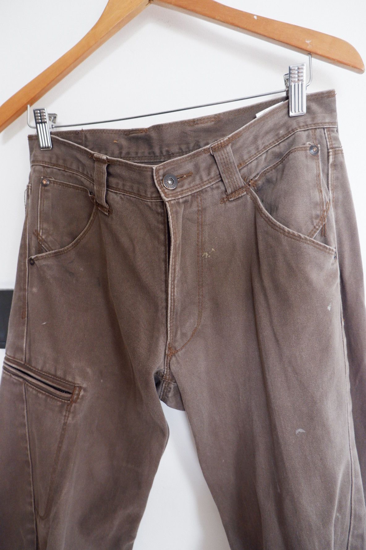 Japanese Brand Vintage Evenriver Distressed Cargo Pants Size US 30 / EU 46 - 4 Thumbnail