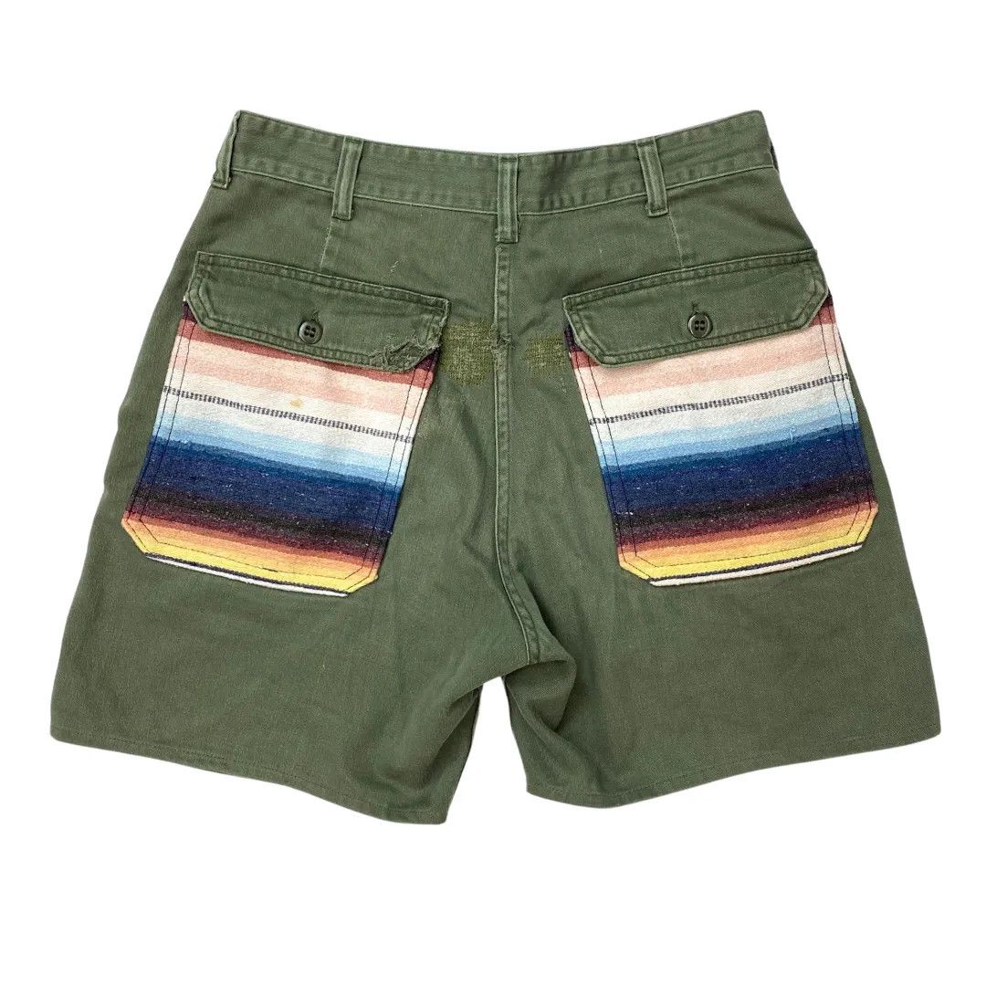 Vintage 50s-60s Vintage Short Cargo Pants Size US 32 / EU 48 - 2 Thumbnail