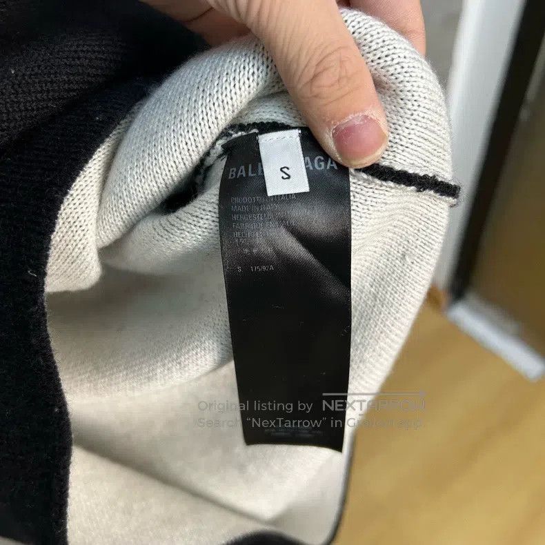 Balenciaga Balenciaga Back Wifi Sweater, Size S Size US S / EU 44-46 / 1 - 4 Thumbnail