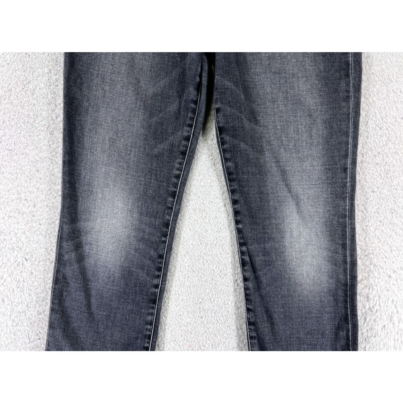 Lucky Brand Lucky Brand Jeans Womens Black Denim Straight Leg 25x30 Regular 5-Pocket Cotton Blend Low Rise Vintage? No Size 26" / US 2 / IT 38 - 3 Thumbnail