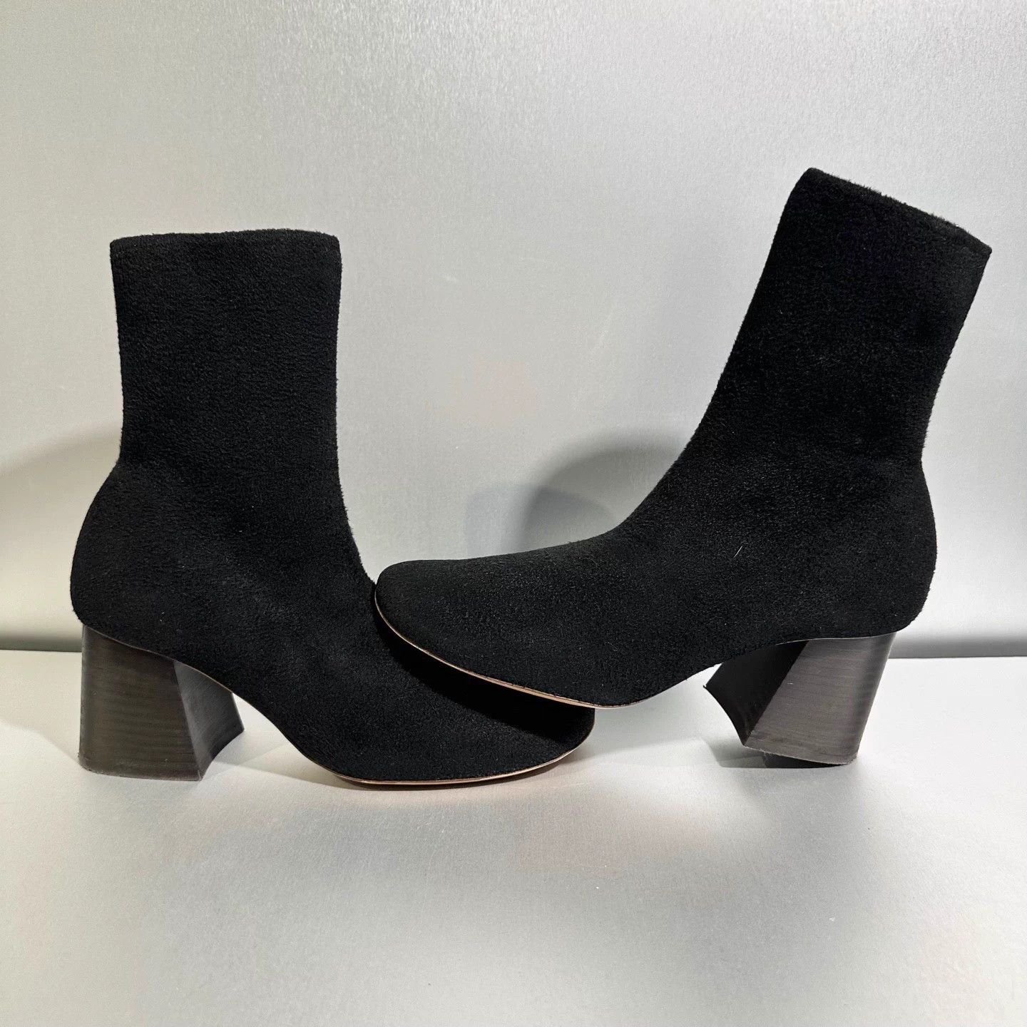 Celine CELINE Classic Suede High Heel Ankle Boots Size US 5.5 / IT 35.5 - 3 Thumbnail