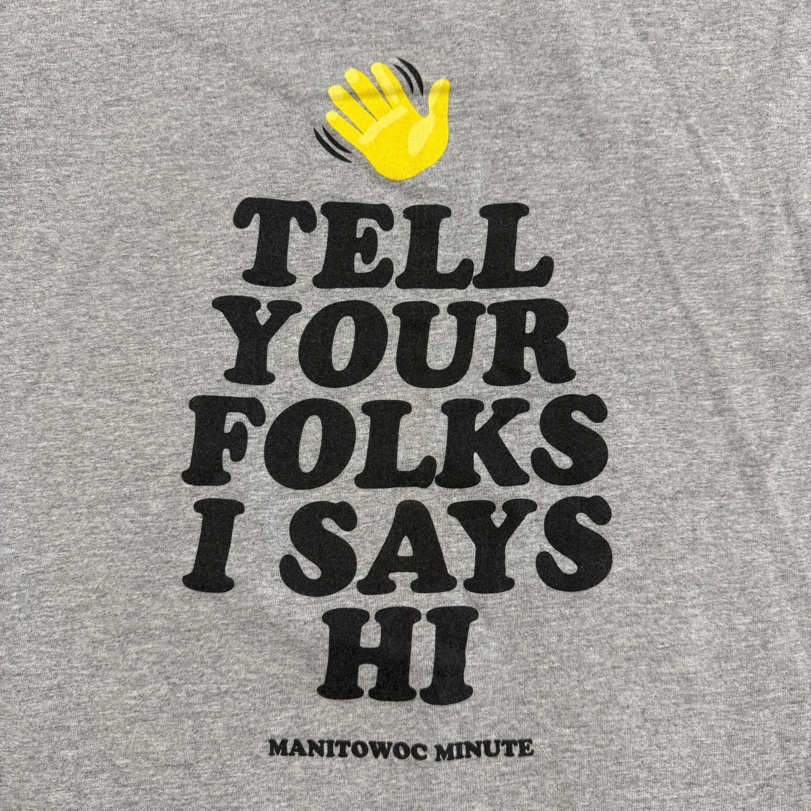 Designer Single Stitch Manitowoc Minute Charlie Berens T-Shirt L Size US L / EU 52-54 / 3 - 2 Thumbnail