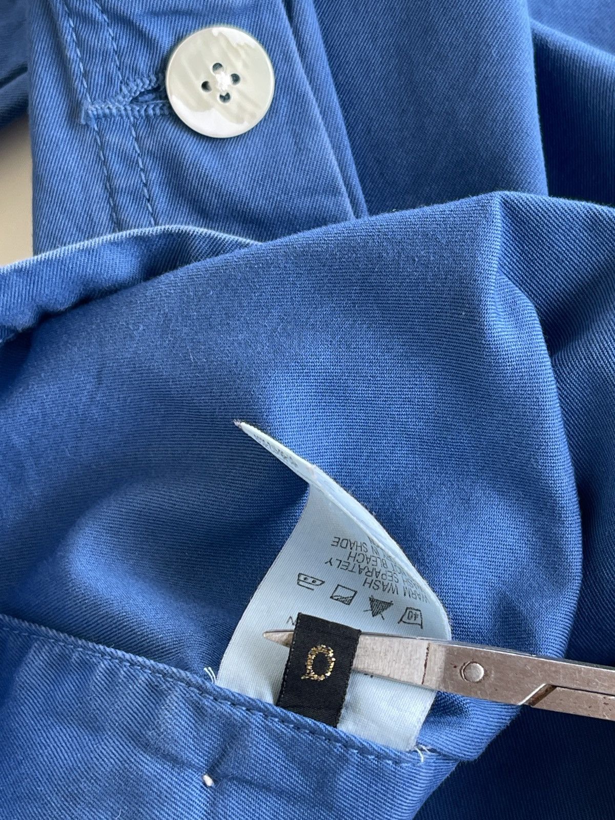 Kapital Kapital Indigo Twill Spread Half Button Popover Shirt Size US XS / EU 42 / 0 - 8 Thumbnail