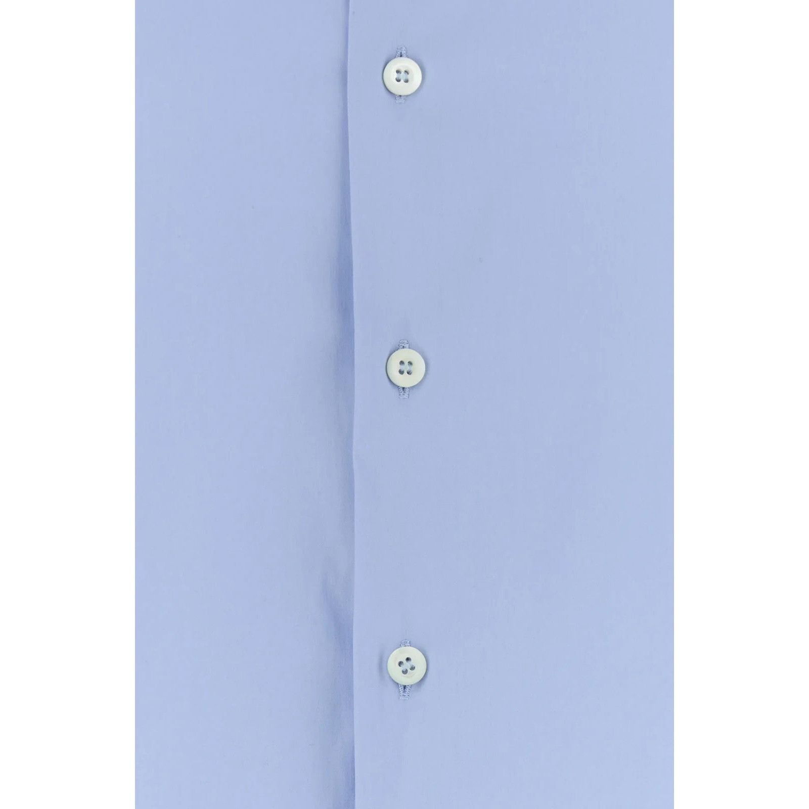 Prada PRADA Light Blue Stretch Poplin Shirt New And Authentic (Men Size US XXS / EU 40 - 3 Thumbnail