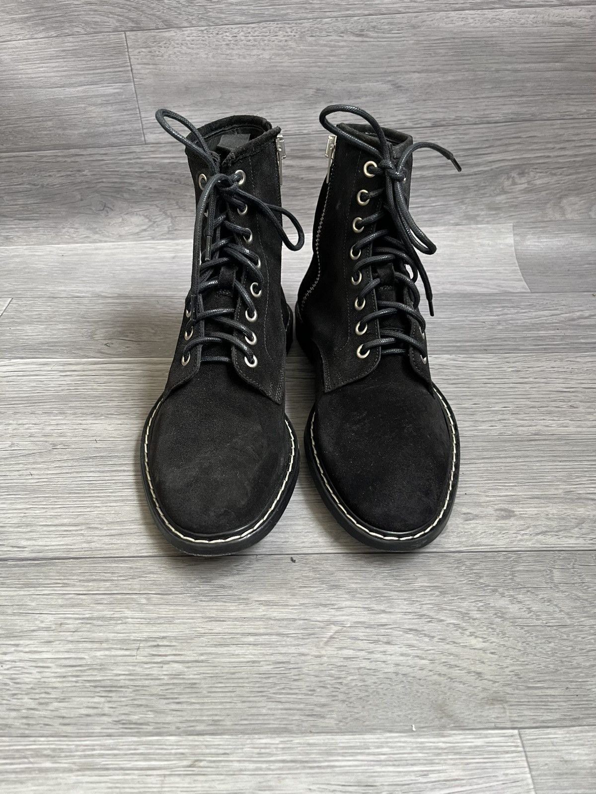 Iro Iro combat suede boots sz 40 like ann demeulemeester Size US 10 / IT 40 - 3 Thumbnail