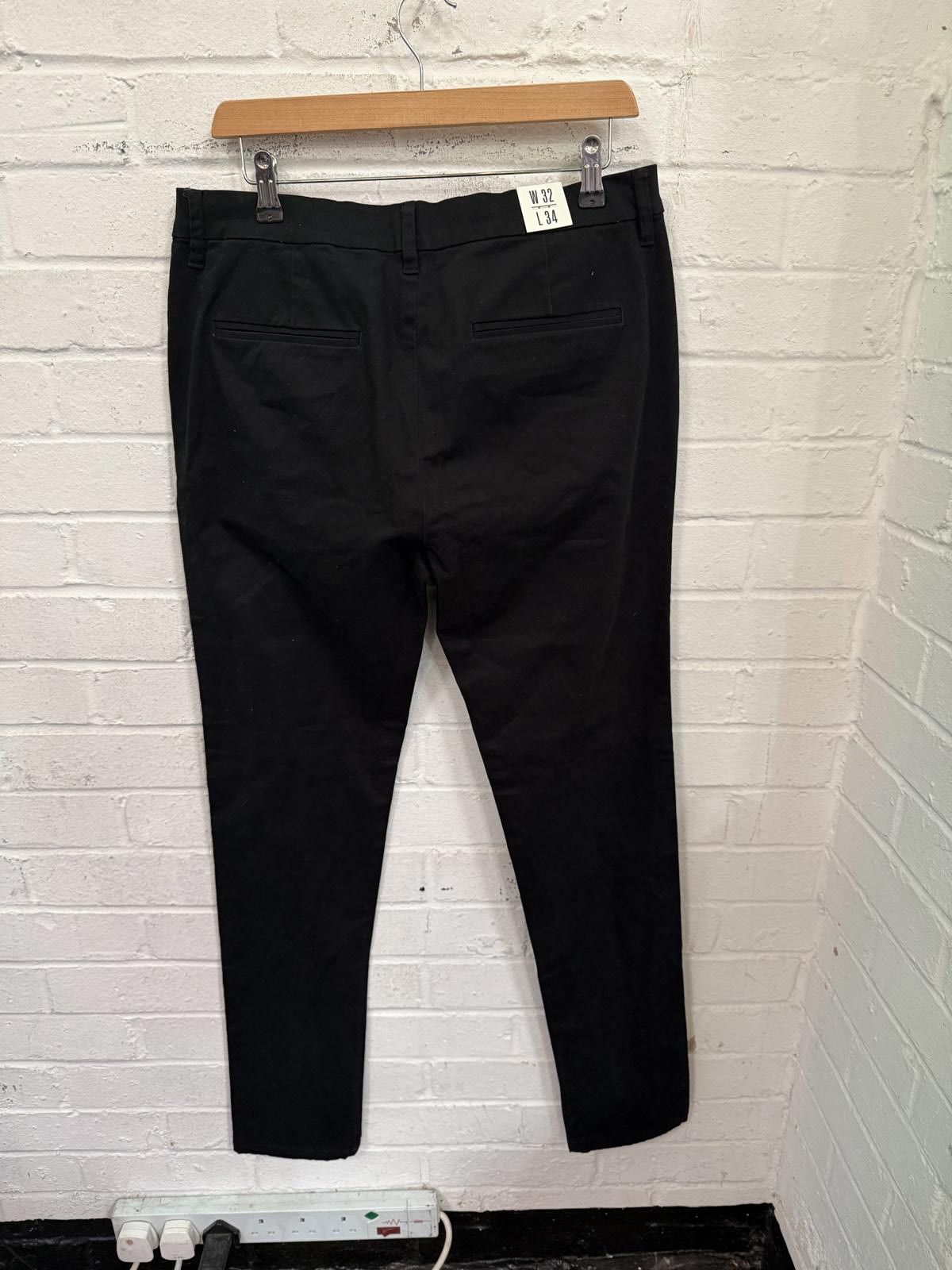 Topman Topman Stretch Skinny Black Pants W32 L34 Size US 32 / EU 48 - 4 Thumbnail