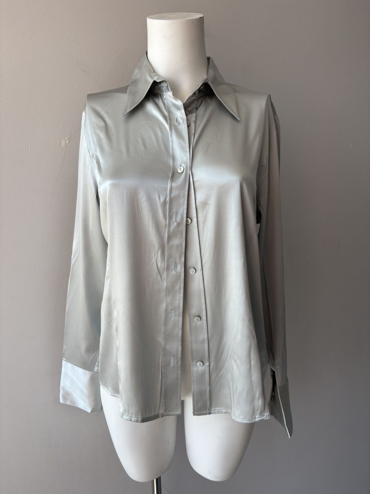 Vintage Silk and cashmere shirt Size M / US 6-8 / IT 42-44 - 9 Thumbnail