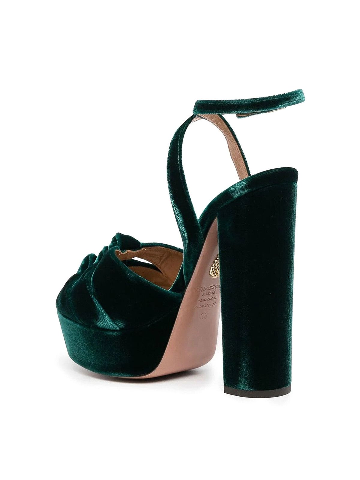 Aquazzura o1srvl11e1024 Platforms in Green Size US 8 / IT 38 - 3 Thumbnail