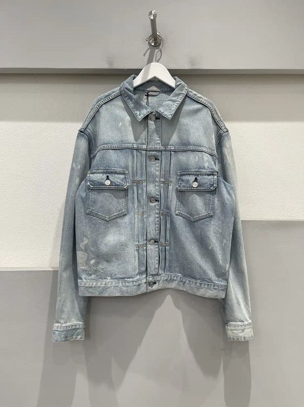 Dior Dior Light Blue Cotton Long Sleeve Jacket 0089 Size US L / EU 52-54 / 3 - 1 Thumbnail