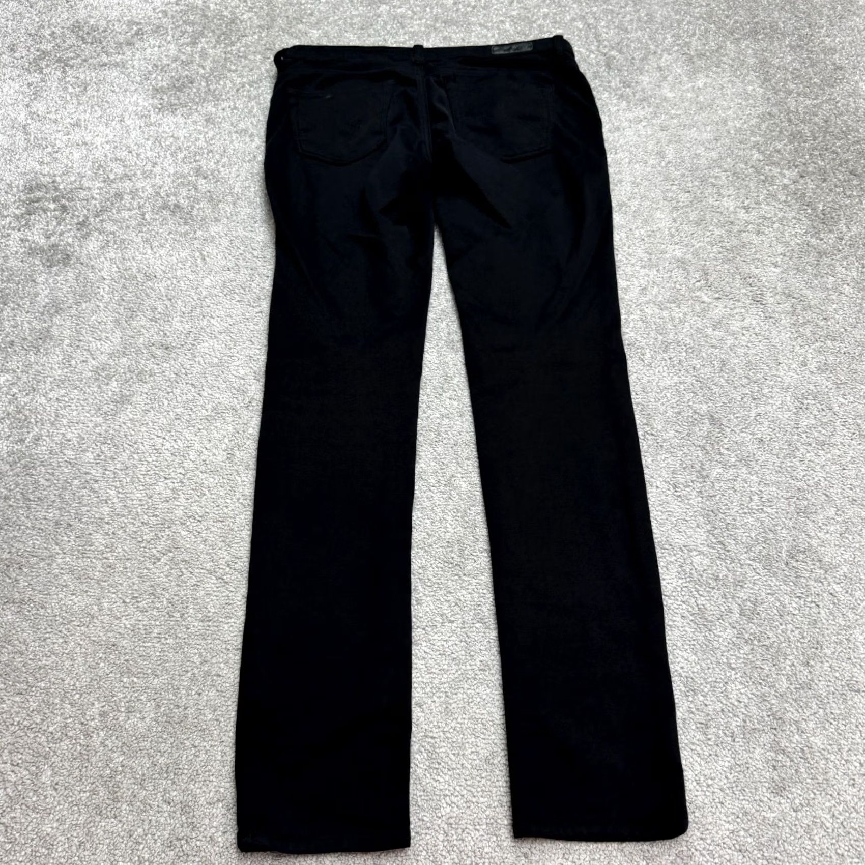 Vintage AG Adriano Goldschmied Legging Super Skinny Fit Pants Women 26 Black Stretch Jegging Slim Casual Modern Womens 2010s Size 26" / US 2 / IT 38 - 2 Thumbnail