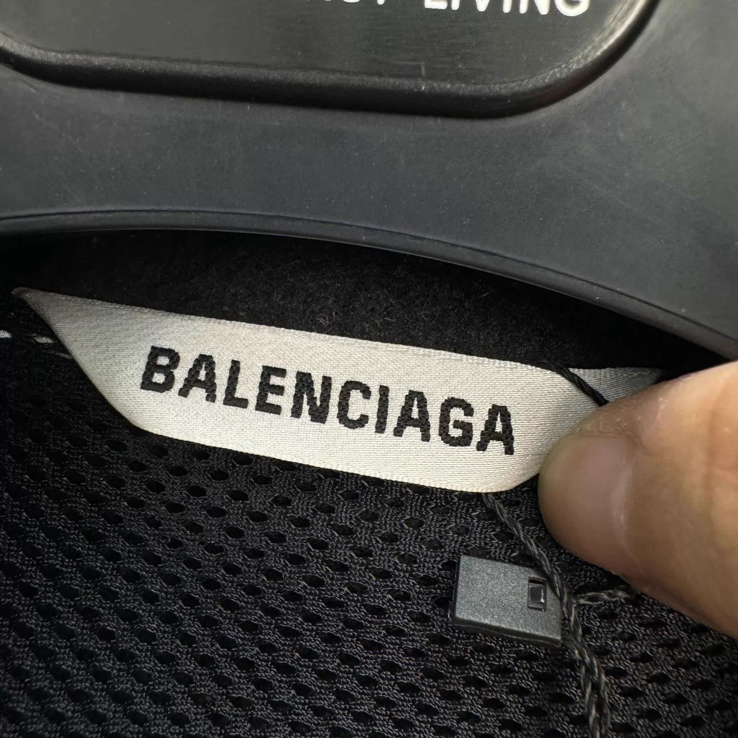 Balenciaga Balenciaga Double B Stitched Fleece Zip Jkt 34, 98N Size XXS / US 00 / IT 34 - 5 Thumbnail