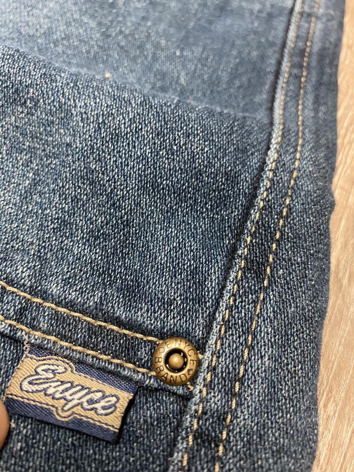 Enyce Vintage Y2K Baggy Enyce Jorts Denim Jean Shorts Carpenter Size US 36 / EU 52 - 4 Thumbnail