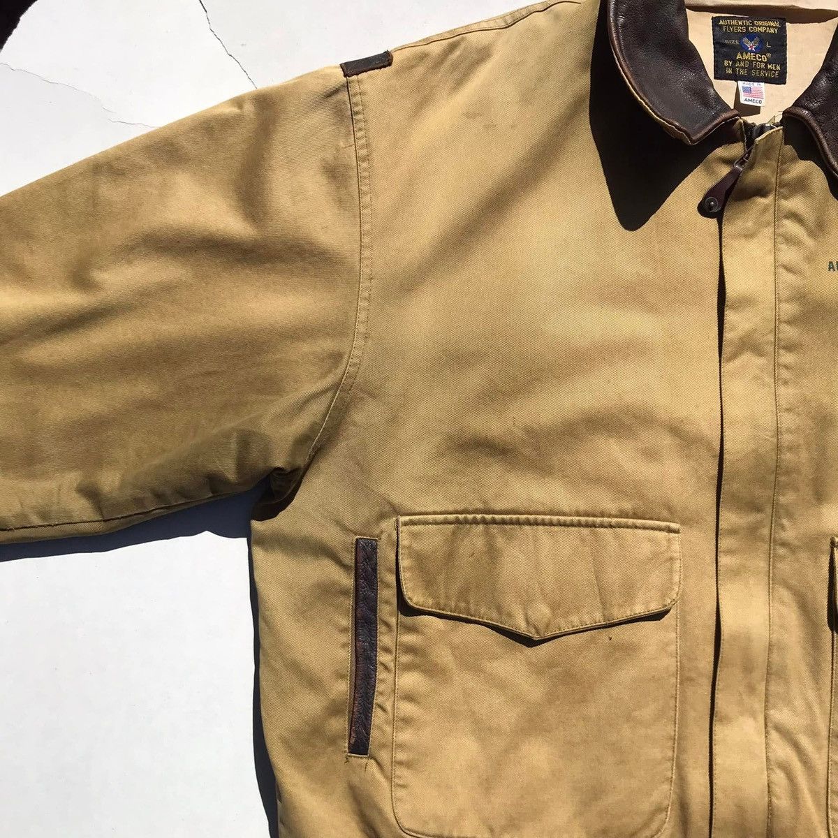 Vintage RARE🔥 Vintage U.s Army Air Force Ameco Bomber Jacket Size US L / EU 52-54 / 3 - 11 Thumbnail
