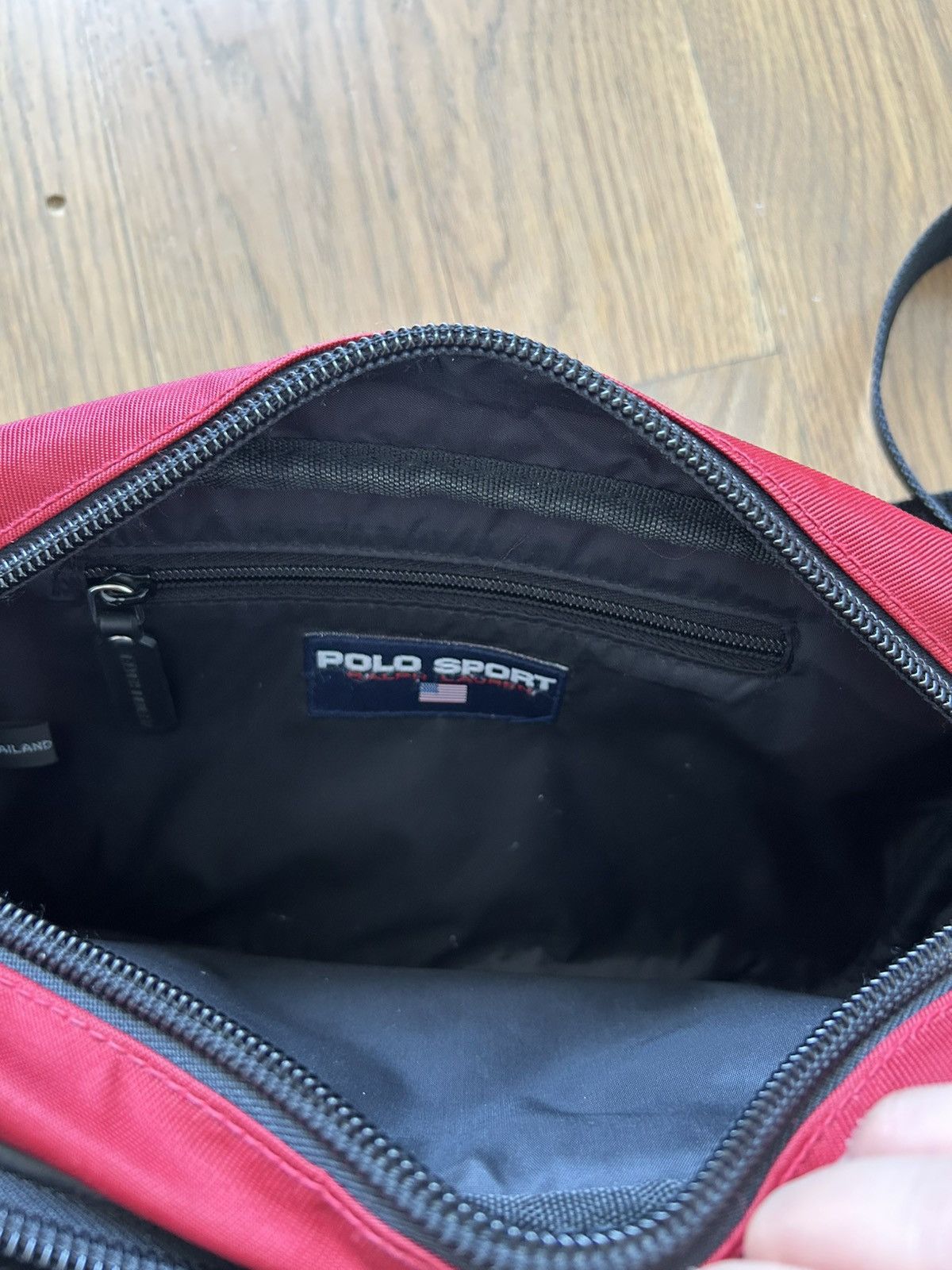 Polo Ralph Lauren Vintage 1990s Polo Sport Crossbody Messenger Bag Size ONE SIZE - 3 Thumbnail