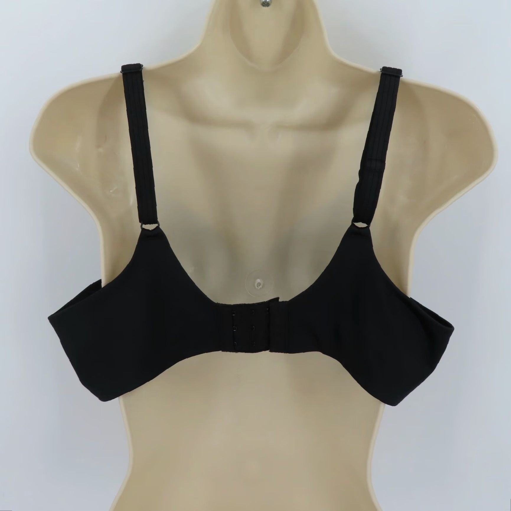 Vintage Bali One Smooth U Smoothing Bra Solid Black Underwire Lined 38C Womens T-Shirt Bra 3W11 3B11 Size ONE SIZE - 5 Thumbnail