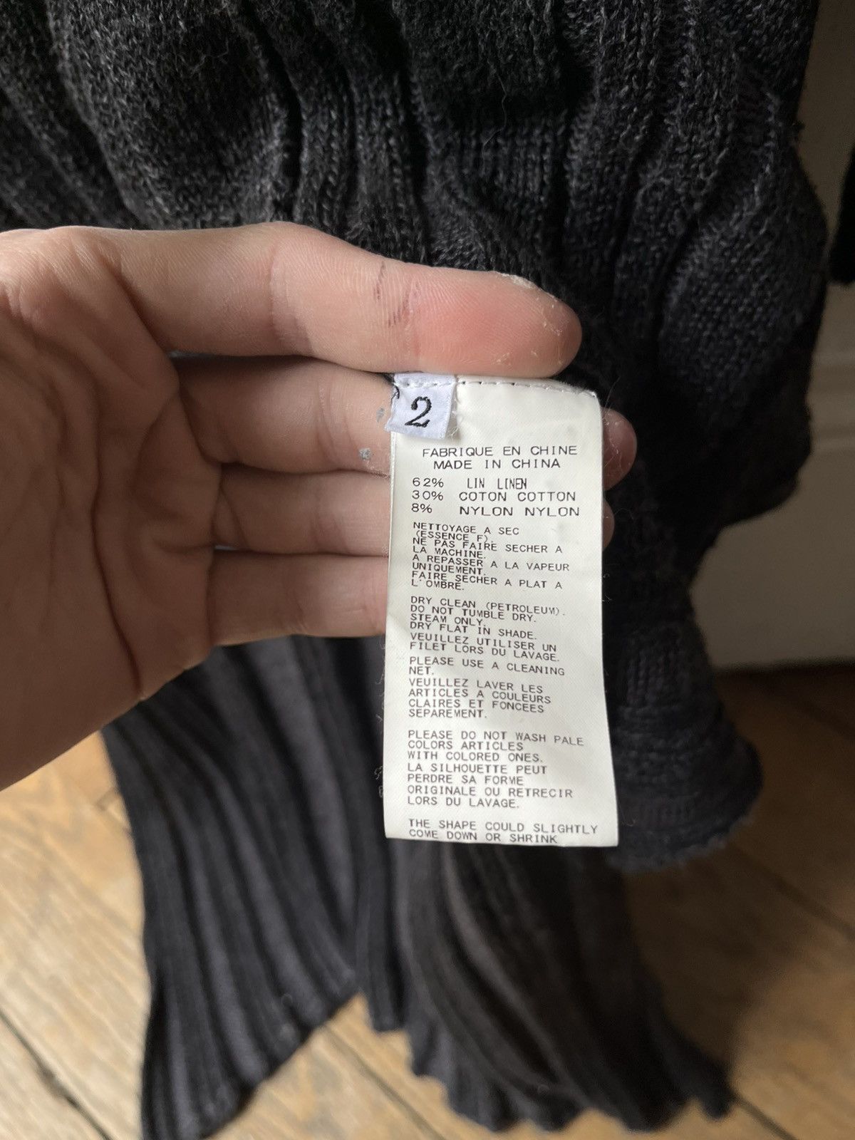 Yohji Yamamoto Yohji yamamoto pour homme knit Size US M / EU 48-50 / 2 - 4 Thumbnail