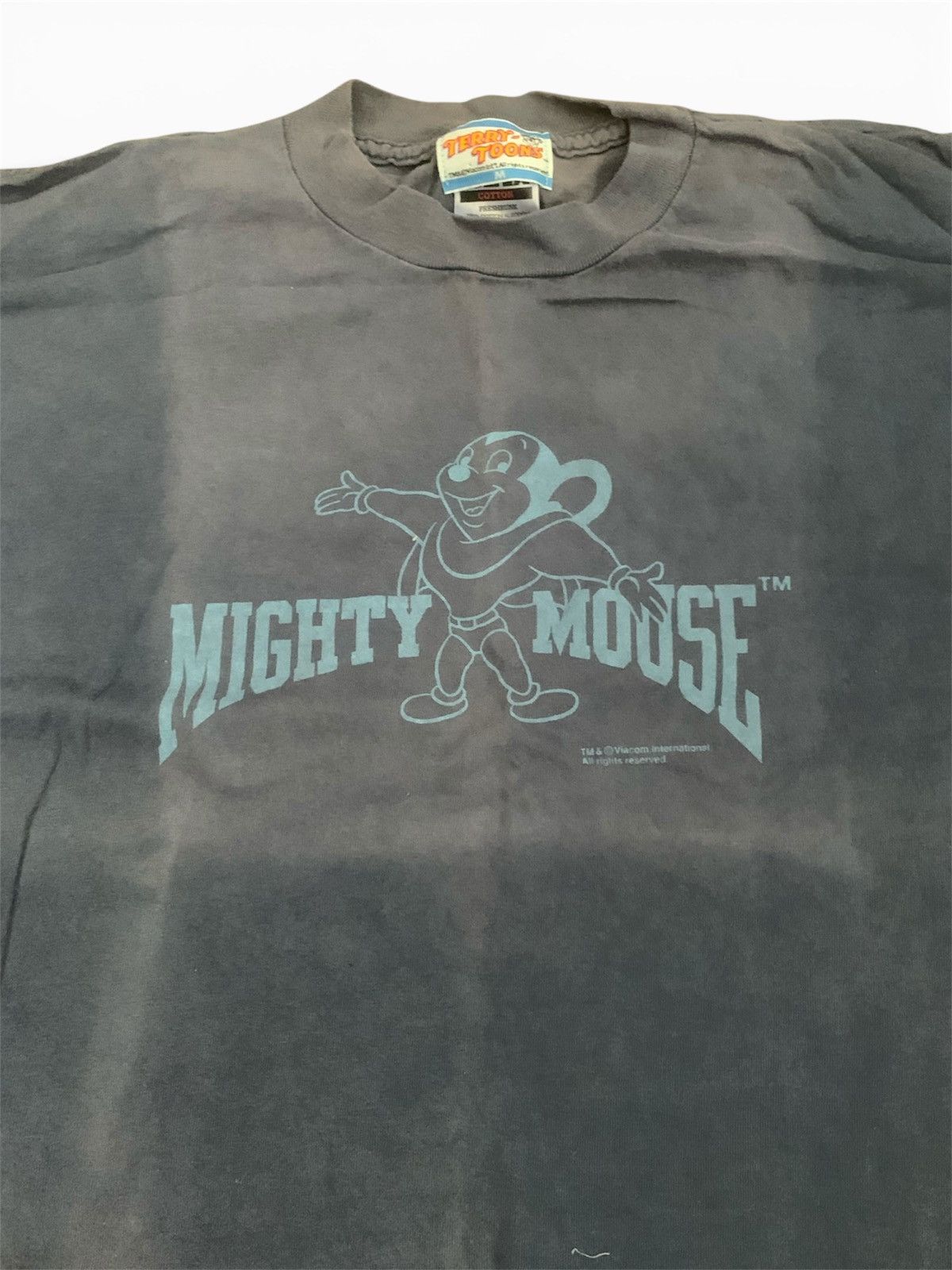Cartoon Network Vintage Mighty Mouse T-Shirt Terry Toons Viacom Size XL Size US XL / EU 56 / 4 - 4 Thumbnail