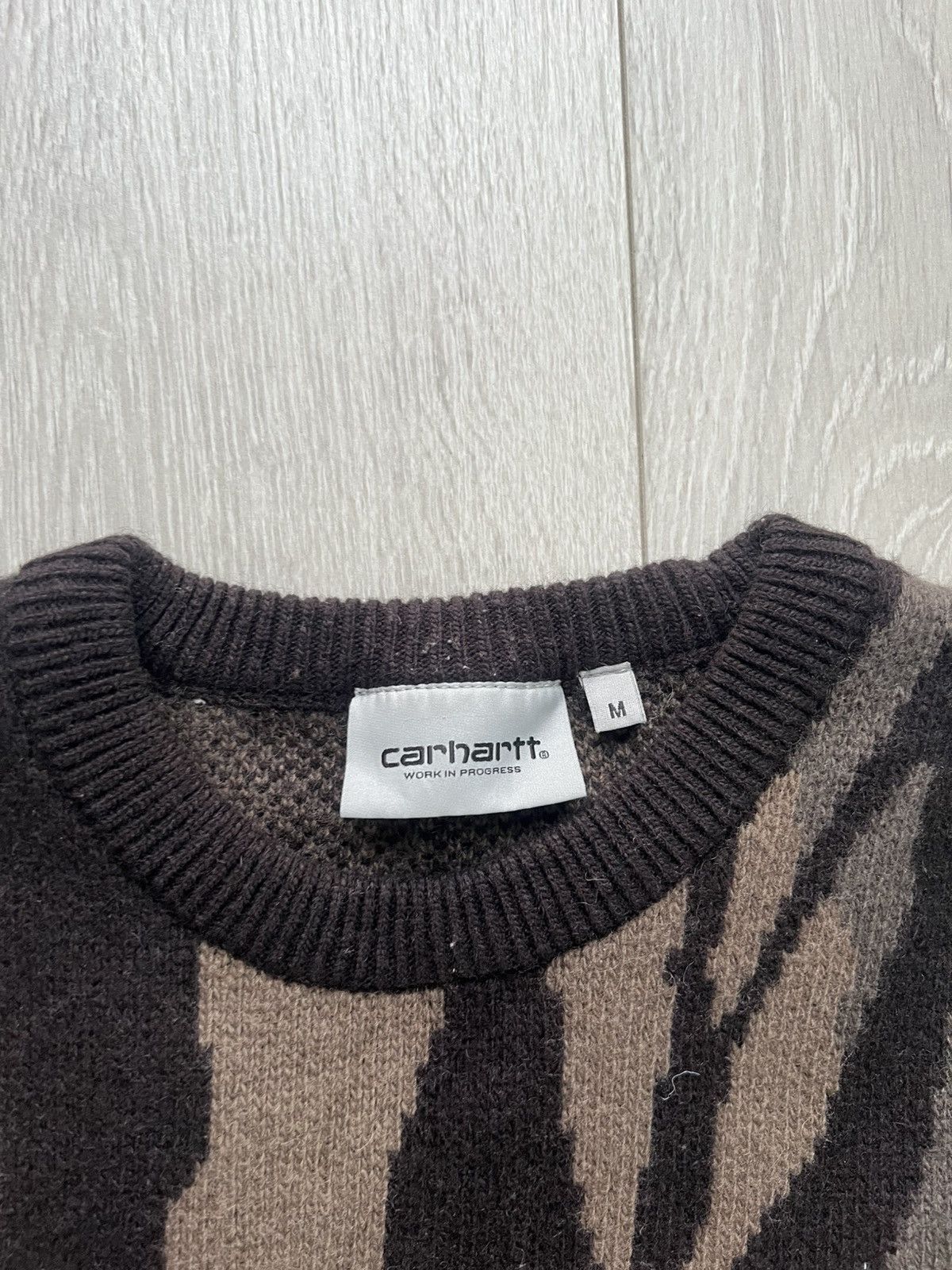 Carhartt Carhartt khaki wool sweater Size US M / EU 48-50 / 2 - 2 Thumbnail