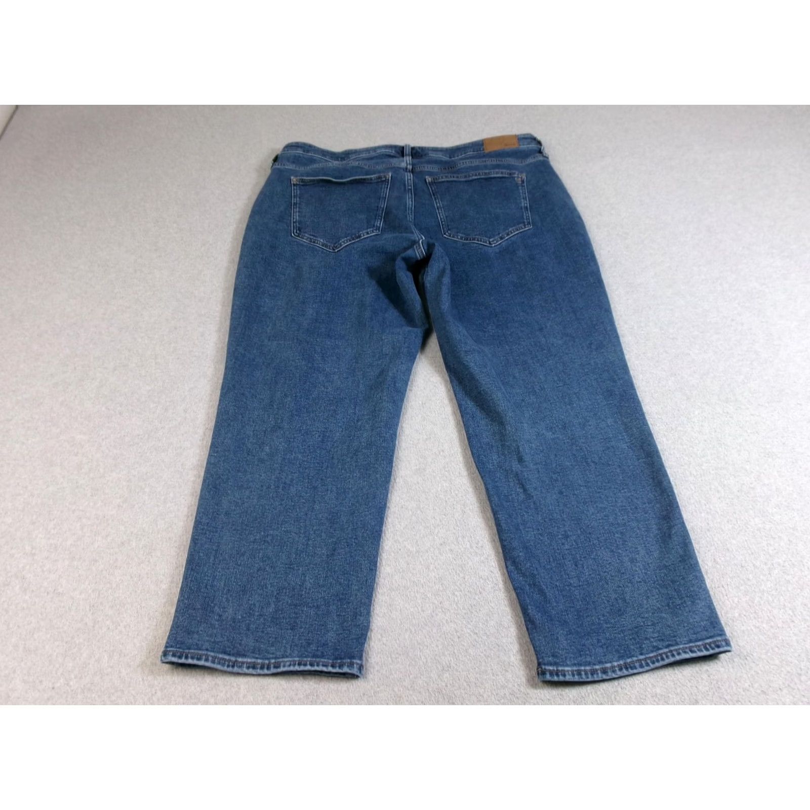 Madewell Madewell Perfect Vintage Straight Jeans Women 18 Blue High Rise Stretch Denim Size 40" / US 18 - 2 Thumbnail