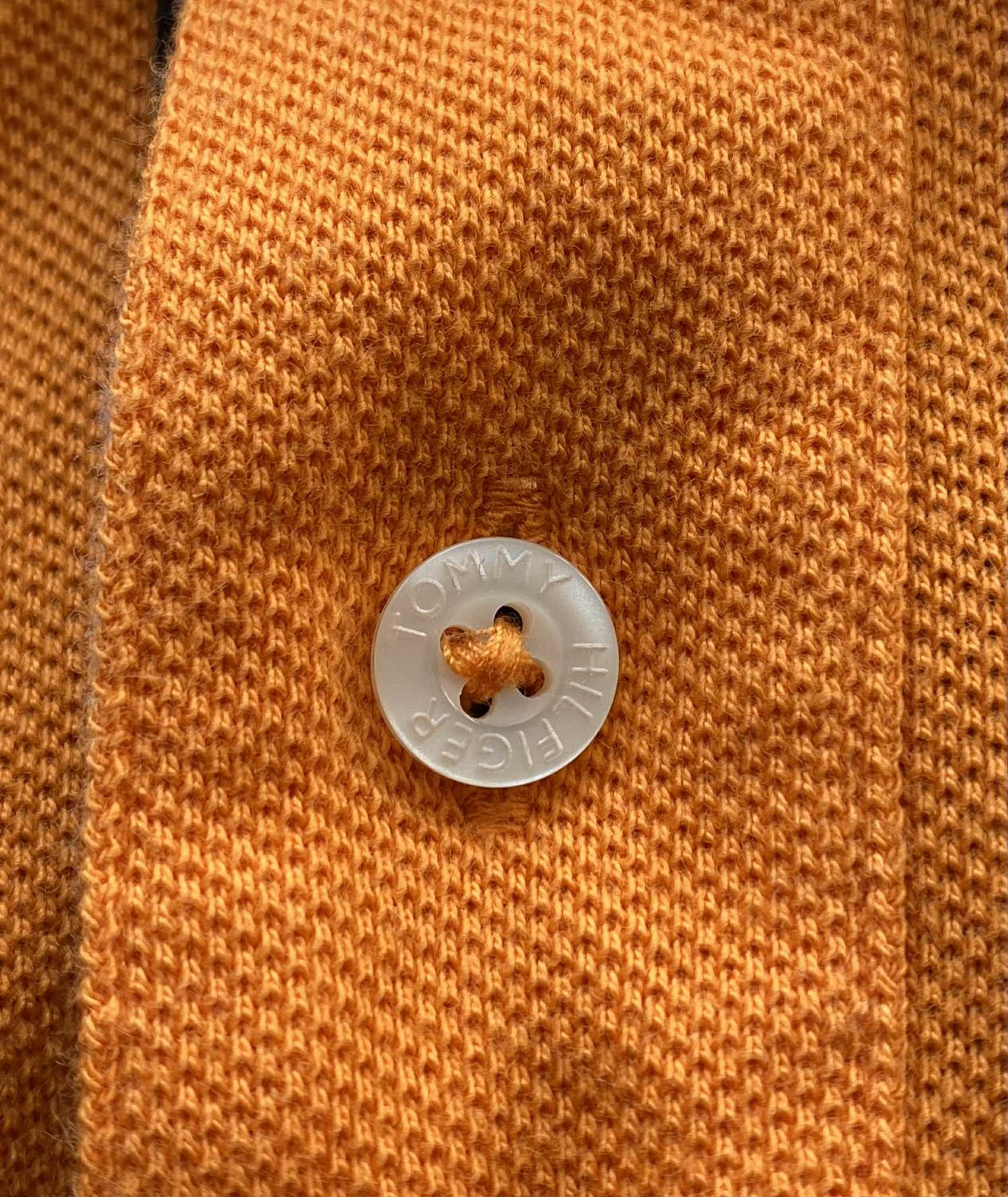 Tommy Hilfiger Tommy Hilfiger Holland Netherlands Orange Embroidered Polo Size US XL / EU 56 / 4 - 8 Thumbnail