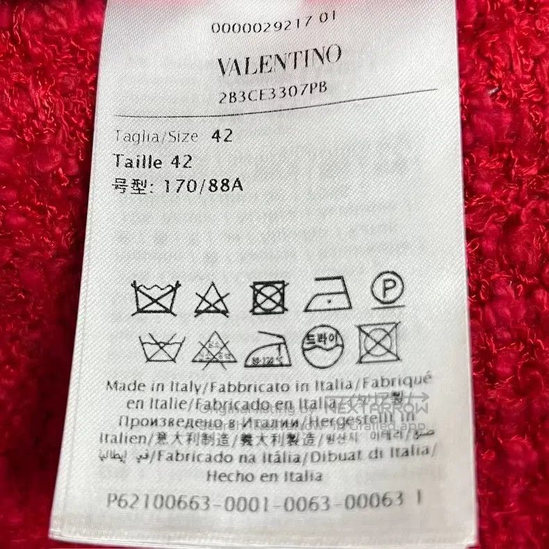 Valentino Valentino Red tweed jacket jacket Size S / US 4 / IT 40 - 5 Thumbnail