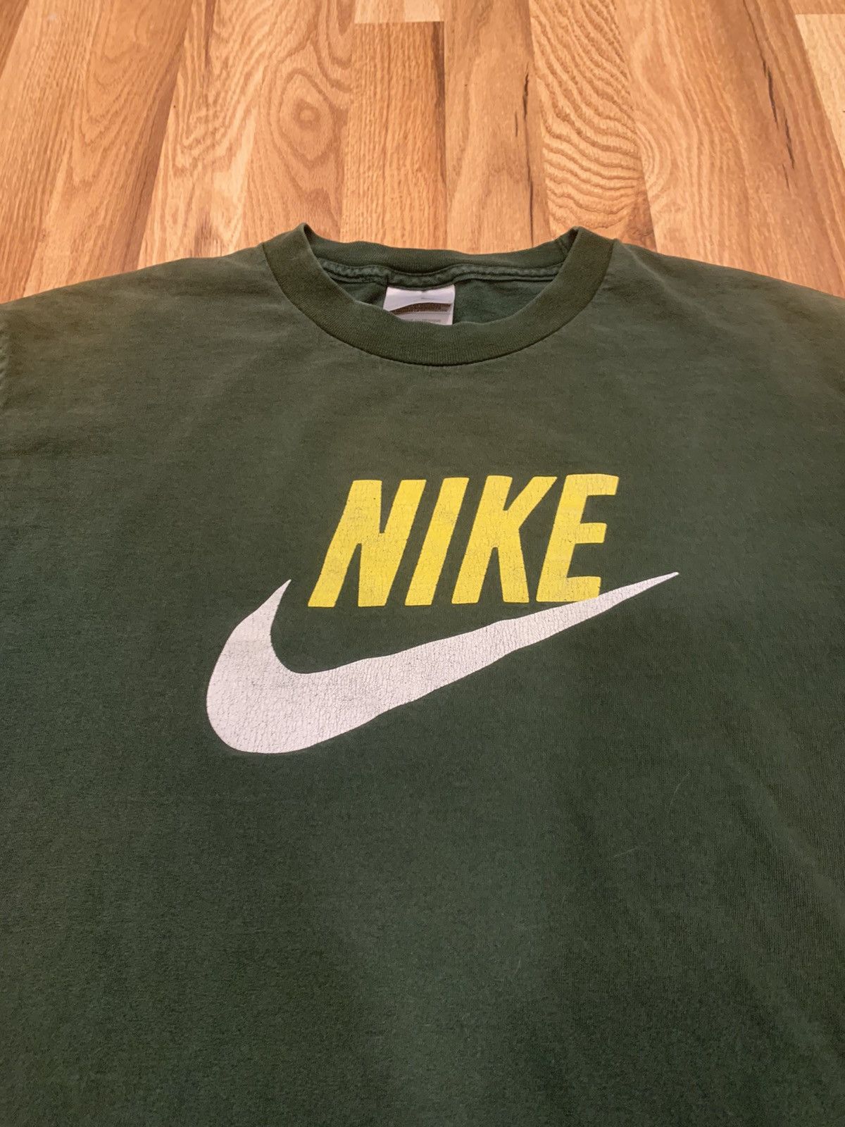 Nike × Vintage Vintage Nike Spellout Tee Size US L / EU 52-54 / 3 - 2 Thumbnail