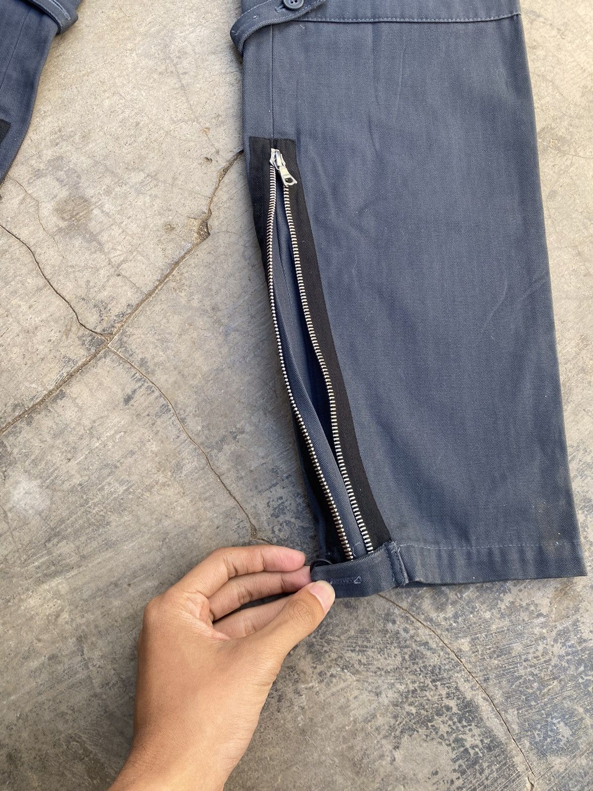 A.P.C. Apc Bondage Canvas Double Zipper Double Knee Pants Size US 31 - 6 Thumbnail