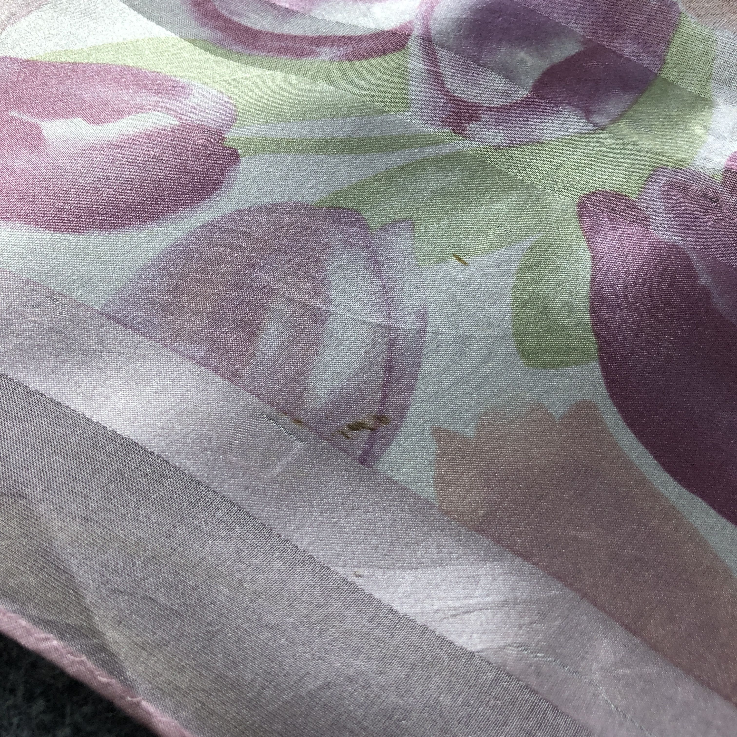 Hardy Amies Hardy Amies Floral Silk Scarf M1079 Size ONE SIZE - 7 Thumbnail