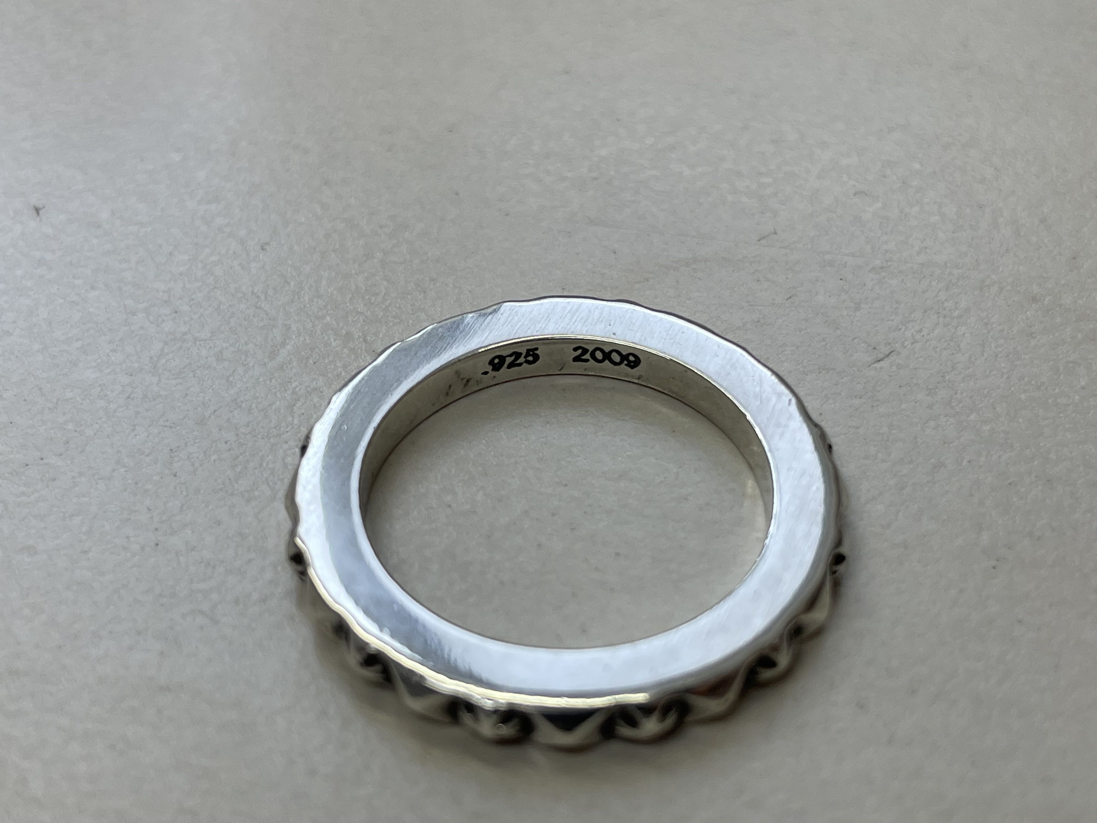 Chrome Hearts Chrome Hearts TFP Cross Silver Band Ring Size ONE SIZE - 13 Thumbnail