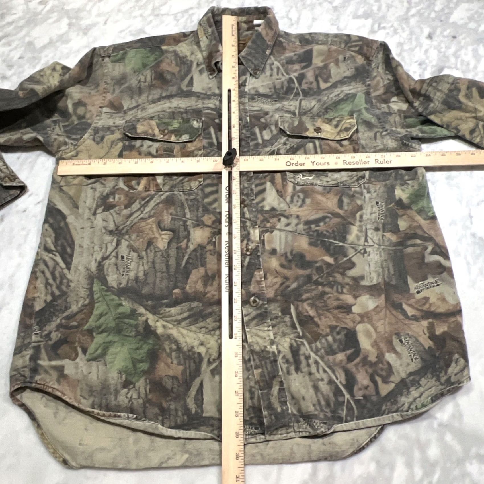 Realtree Duxbak Shirt RealTree Advantage Timber Hunting Button Down Regular Mens Large Size US L / EU 52-54 / 3 - 6 Thumbnail