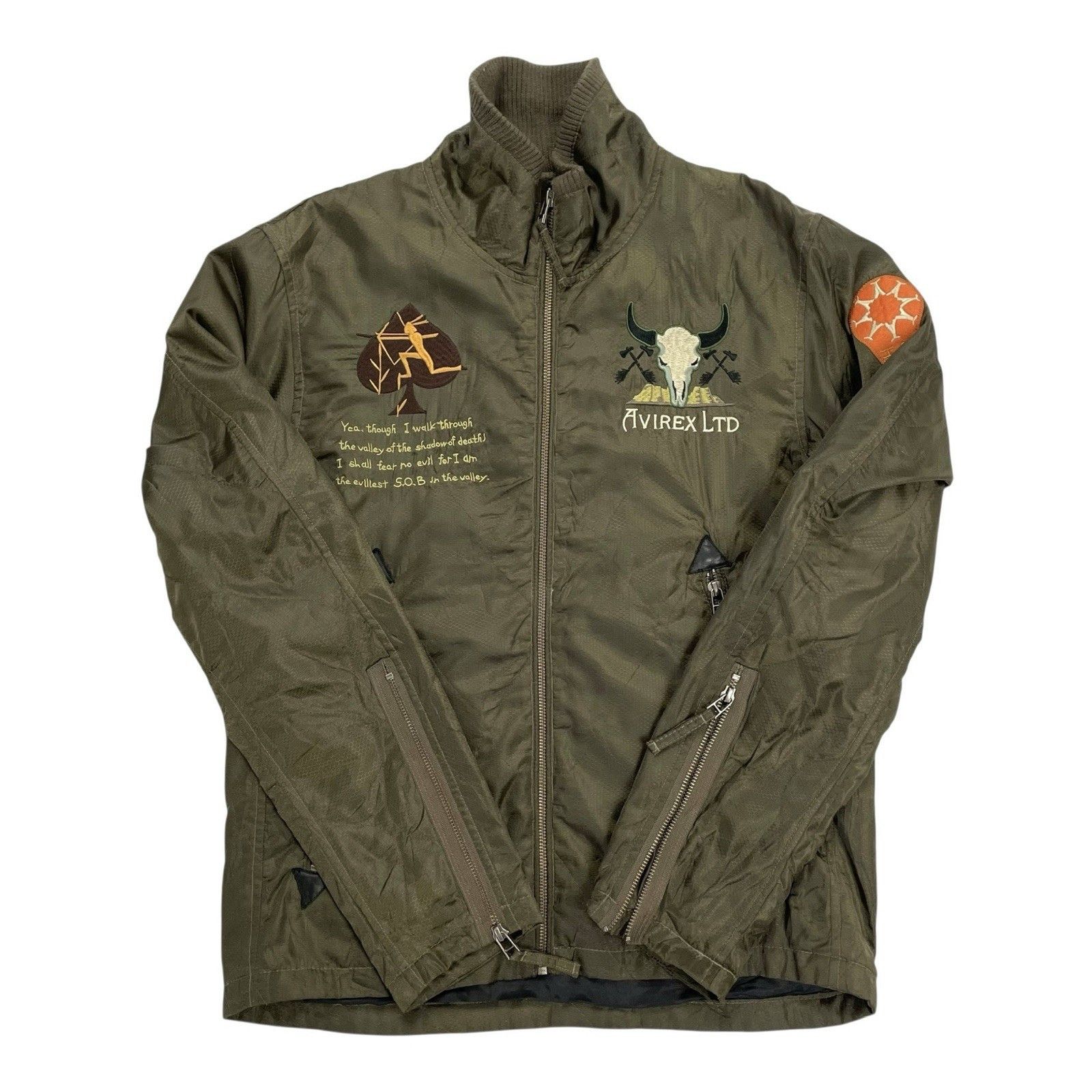 Avirex Vintage Avirex Jacket Quilted Embroidered Bomber Jacket M Size US M / EU 48-50 / 2 - 4 Thumbnail
