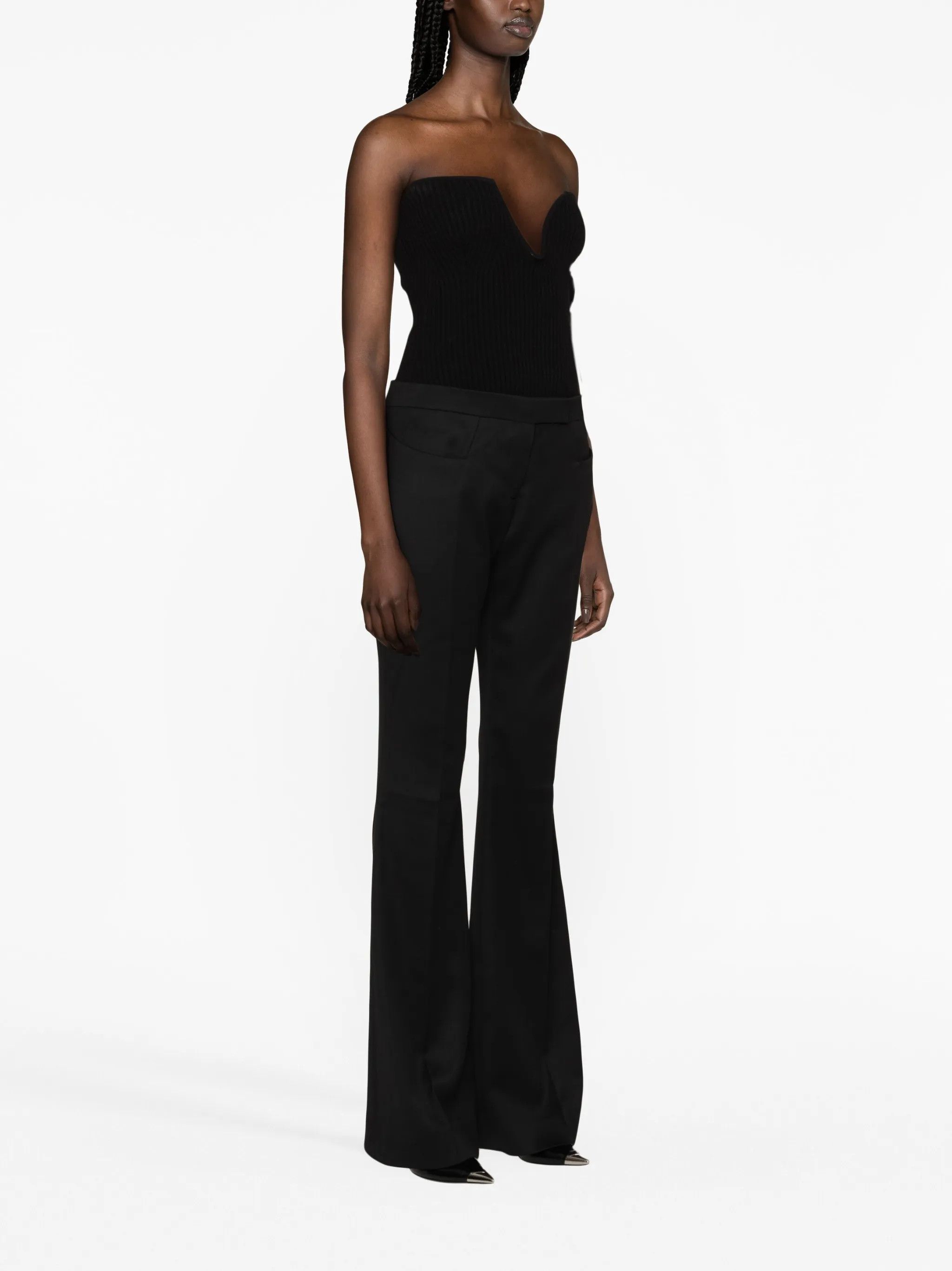 Tom Ford o1w1db10225 PAW545 Flare Pant in Black Size 30" / US 8 / IT 44 - 4 Thumbnail