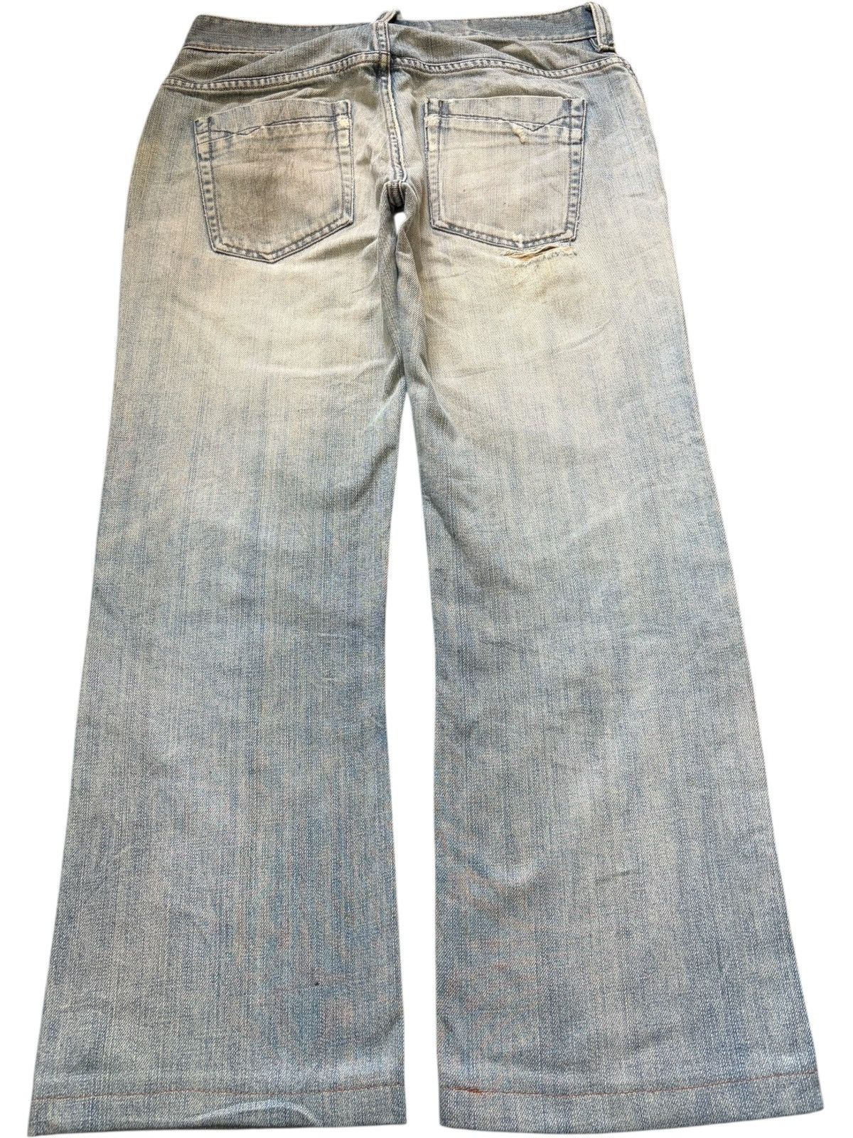Old Navy Vintage Old Navy Distressed Patchwork Flare Jeans Size US 30 / EU 46 - 2 Thumbnail