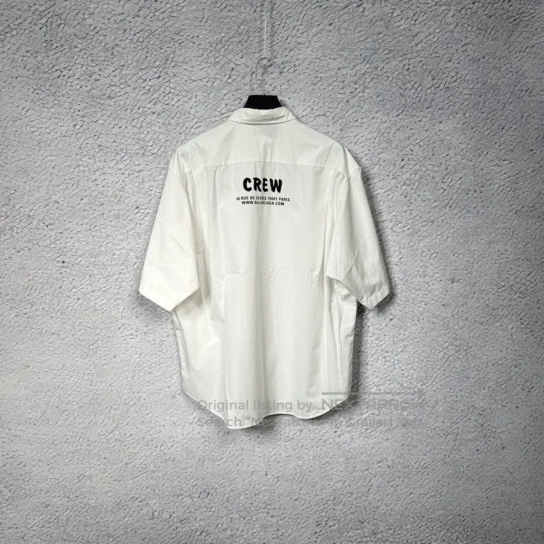 Balenciaga Balenciaga Crew logo shirt short sleeve Size XS / US 0-2 / IT 36-38 - 4 Thumbnail