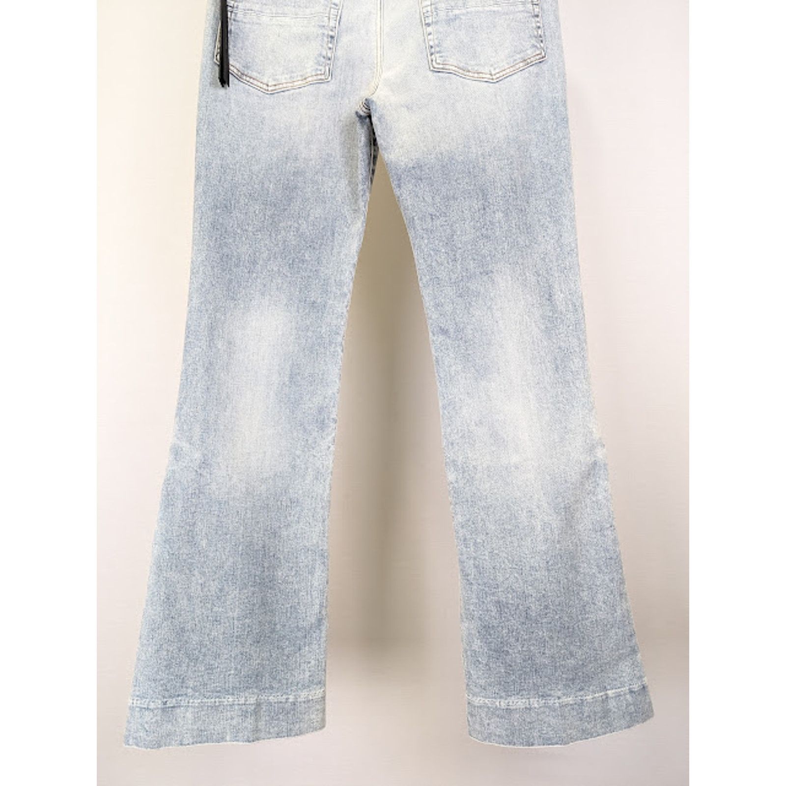 Amiri o1rshd1 Stack Flare Jeans in Stone Indigo Size US 31 - 14 Thumbnail