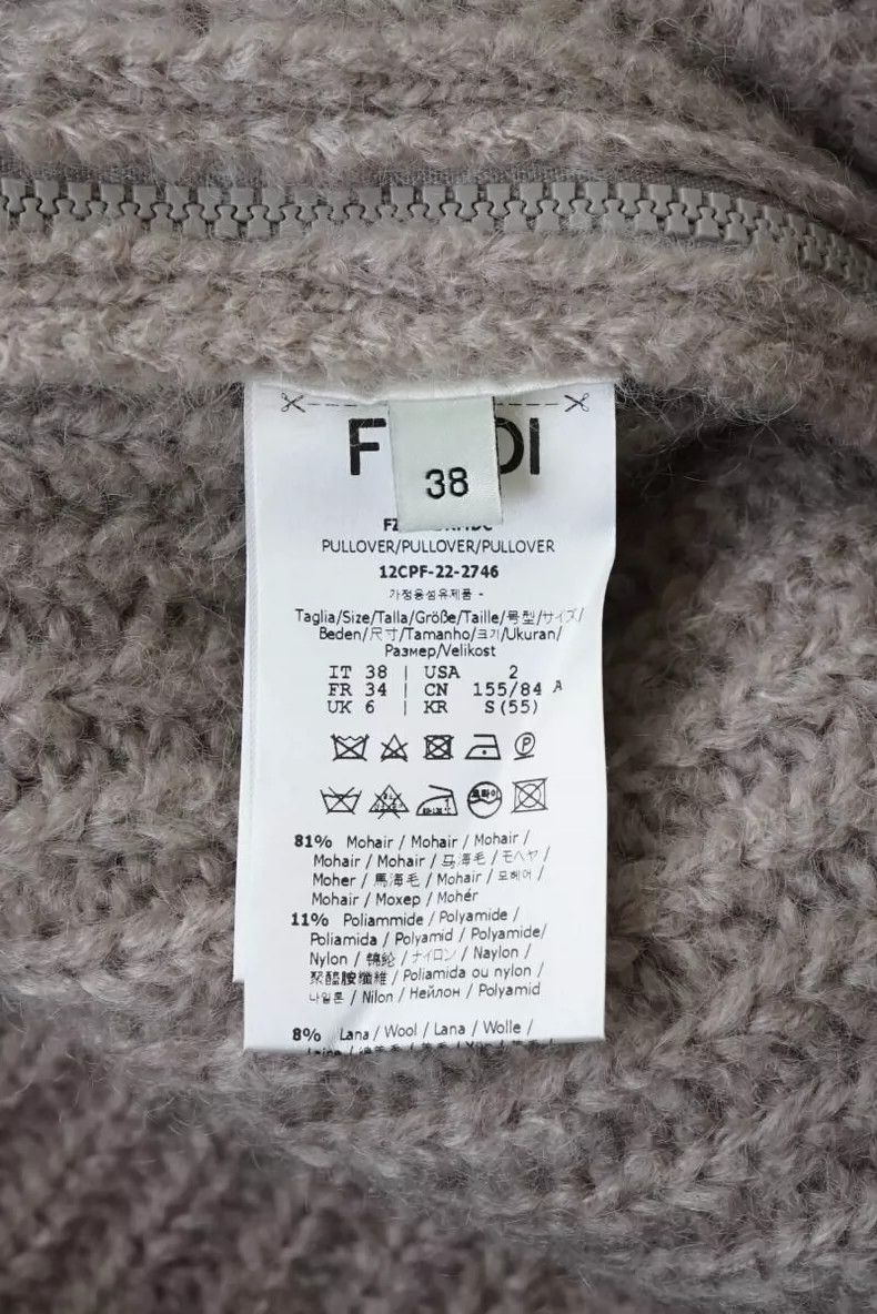 Fendi FENDI Hairy wool blend knit dress Size XS / US 0-2 / IT 36-38 - 5 Thumbnail