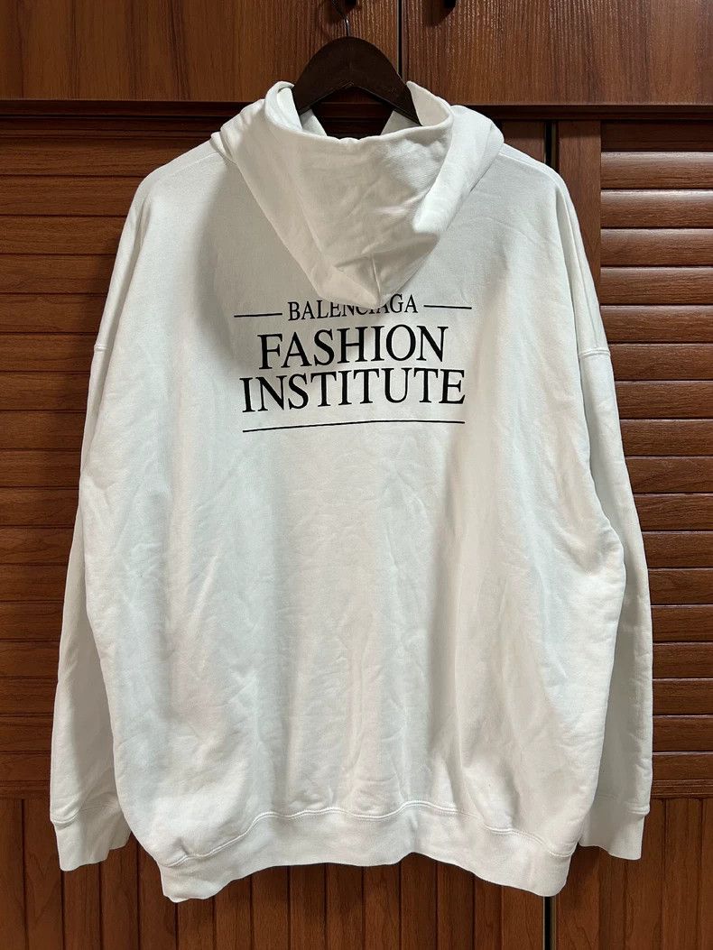 Balenciaga Balenciaga Solid color long sleeve logo printed sweater Size US XXS / EU 40 - 2 Thumbnail