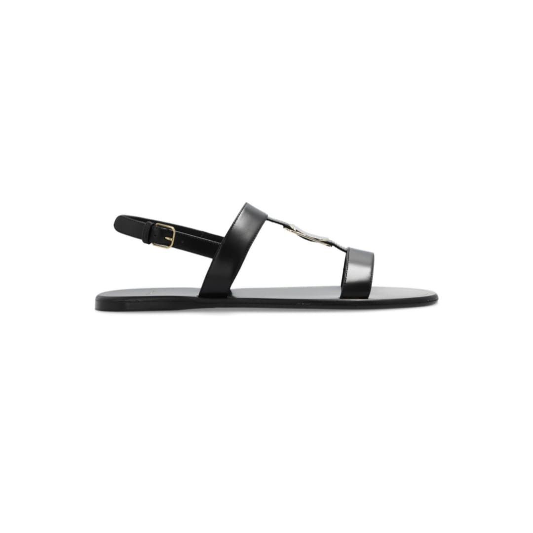 Salvatore Ferragamo o1s1rm0924 Vida Sandals in Black Size US 5 / IT 35 - 1 Thumbnail
