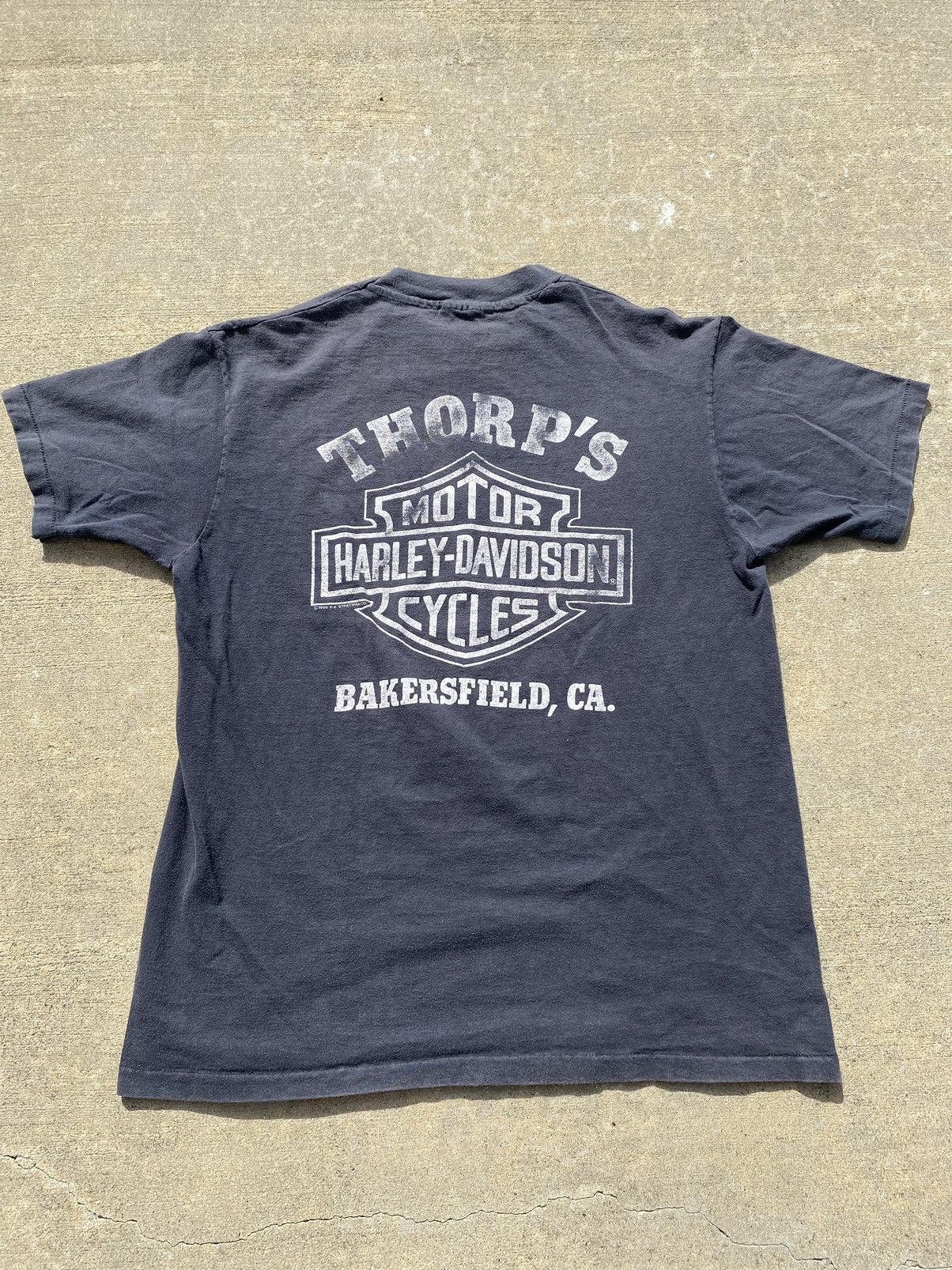 Harley Davidson × Vintage VINTAGE Harley-Davidson T-Shirt Size US M / EU 48-50 / 2 - 5 Thumbnail