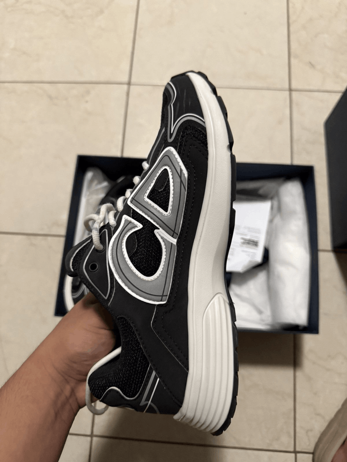 Dior Dior B30 Sneaker Black Mesh Size US 9 / EU 42 - 7 Thumbnail