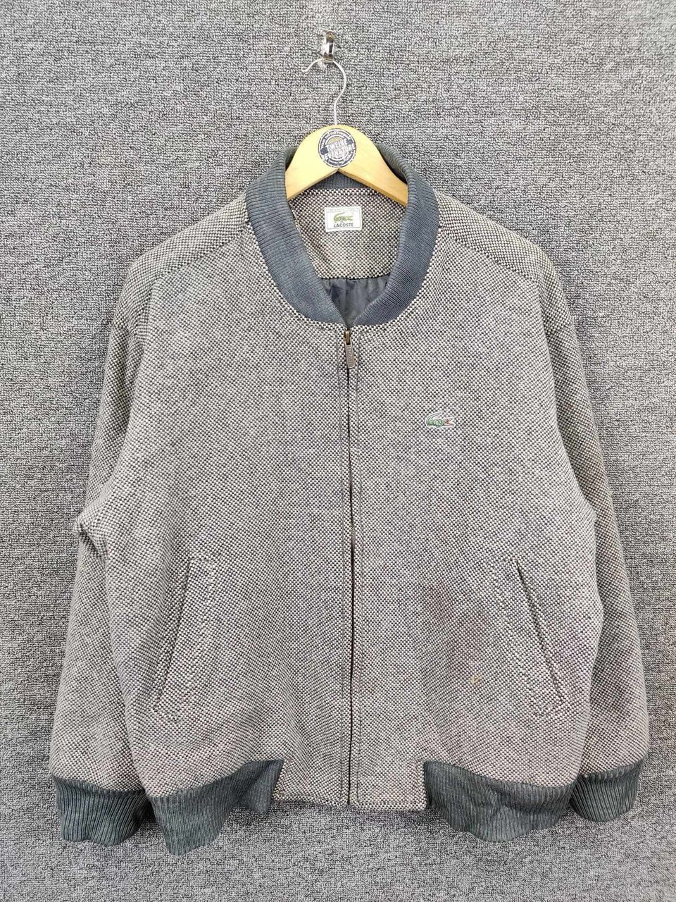 Vintage Lacoste Crocodile Bomber Jacket