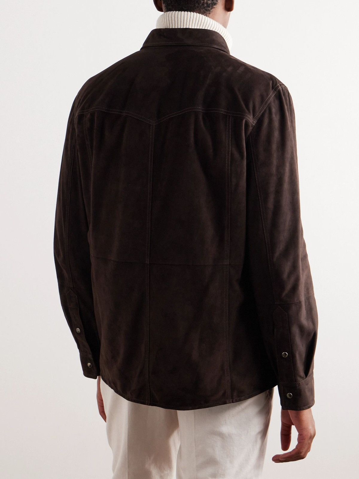 Brunello Cucinelli Brunello Cucinelli Leather Jacket Size US L / EU 52-54 / 3 - 4 Thumbnail