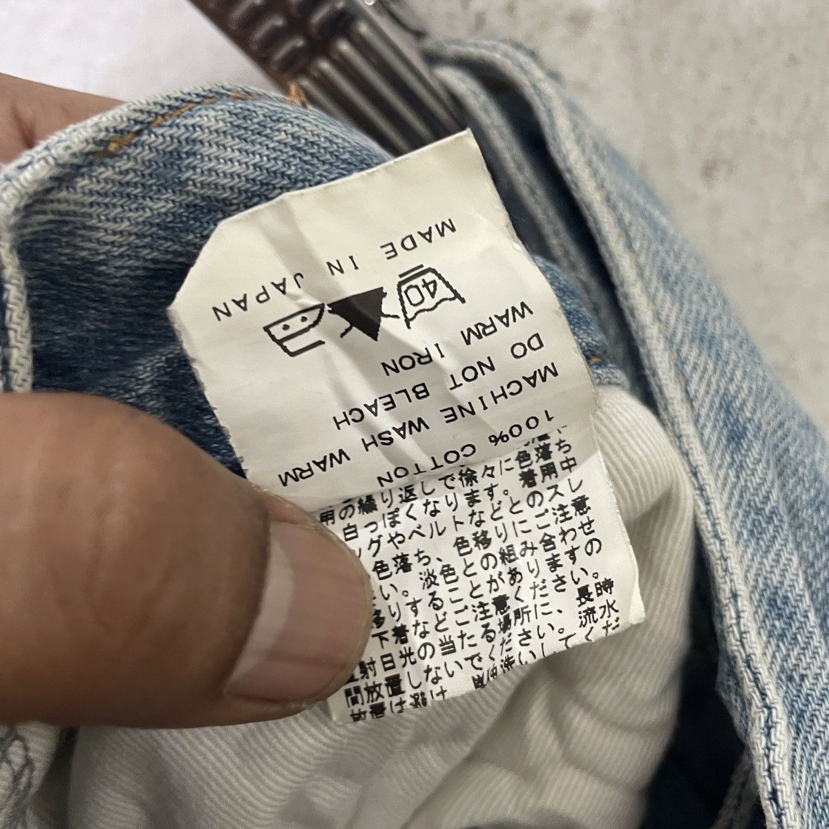 Japanese Brand Vintage Japanese Designer Distressed Buckle Denim Size US 30 / EU 46 - 6 Thumbnail